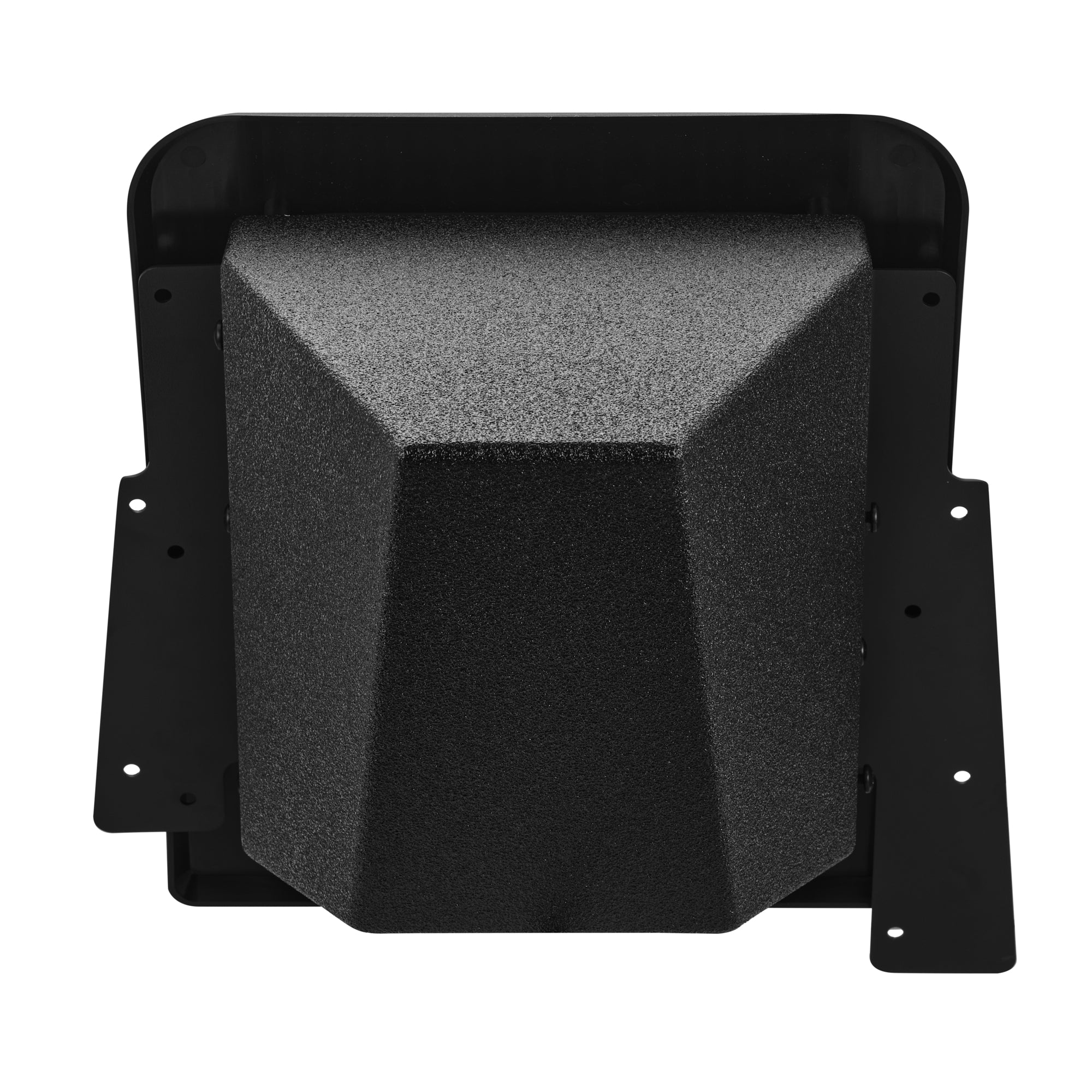 DS18 Rear Subwoofer Sealed Enclosure | Fits 10" Subwoofer | 3/4" MDF | Black Bed Liner Finish | 2015 & Up