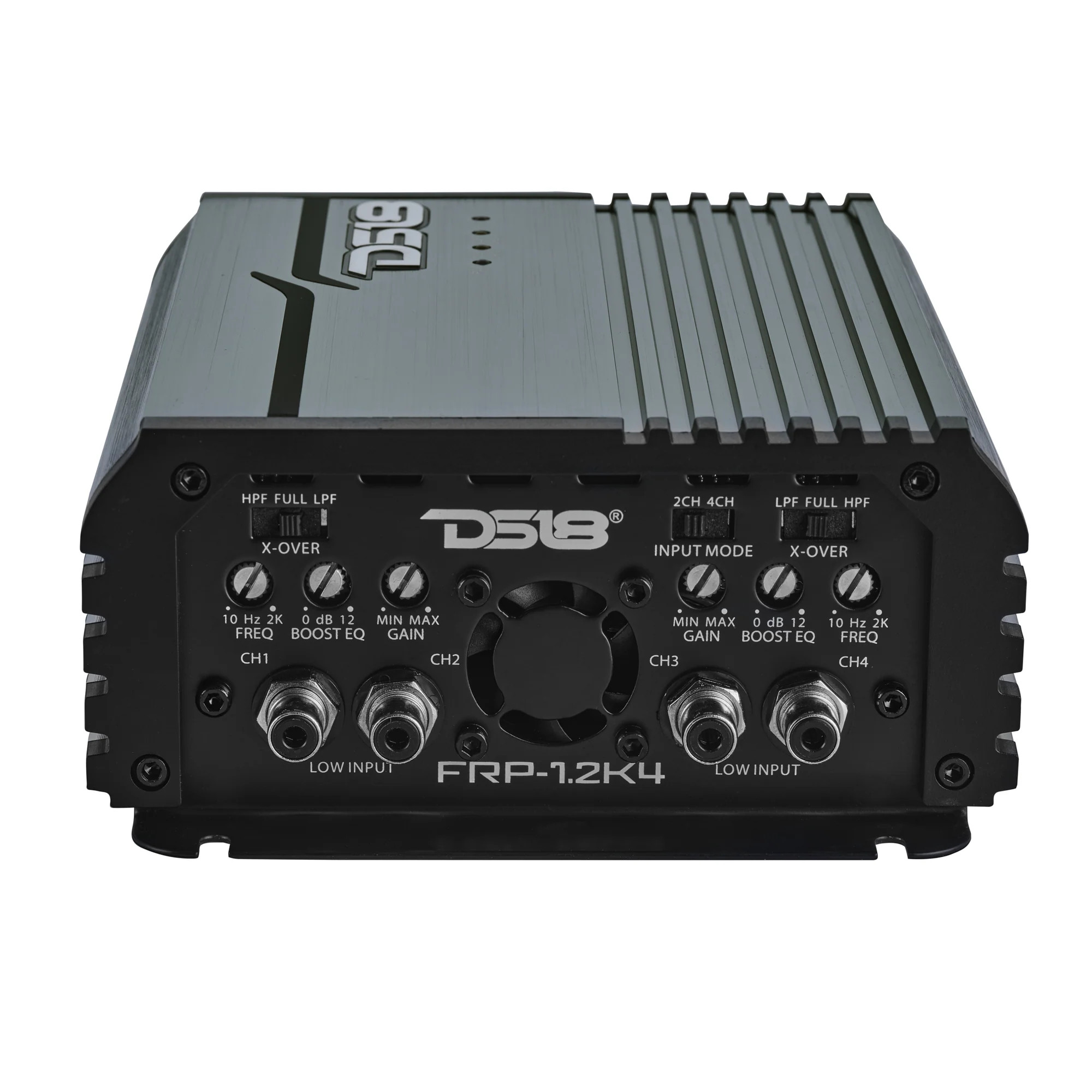 DS18 FRP Full Range Class D 4 Channel Amplifier 4 X 120 Watts Rms @ 4 OHM - TITANIUM