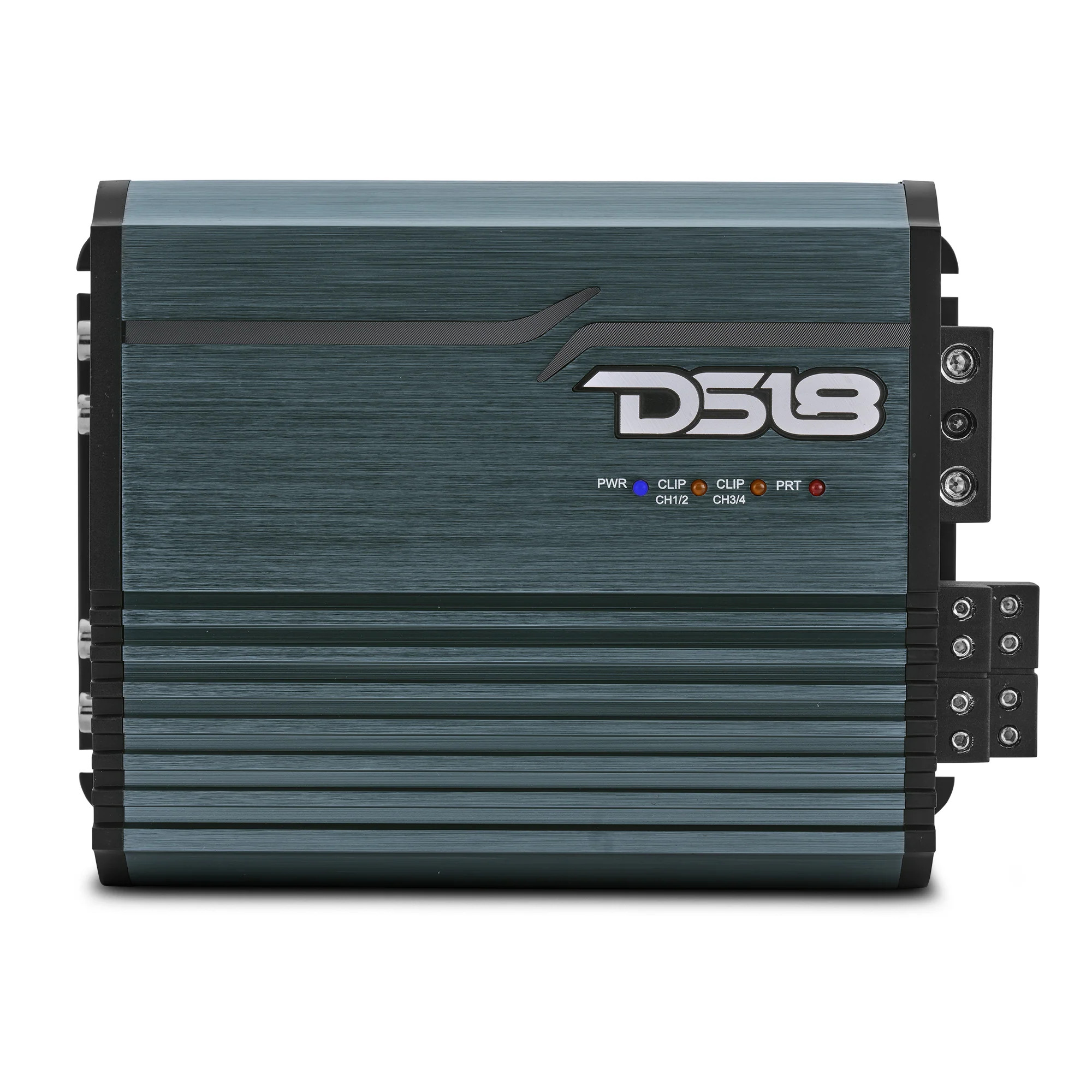 DS18 FRP Full Range Class D 4 Channel Amplifier 4 X 120 Watts Rms @ 4 OHM - TITANIUM