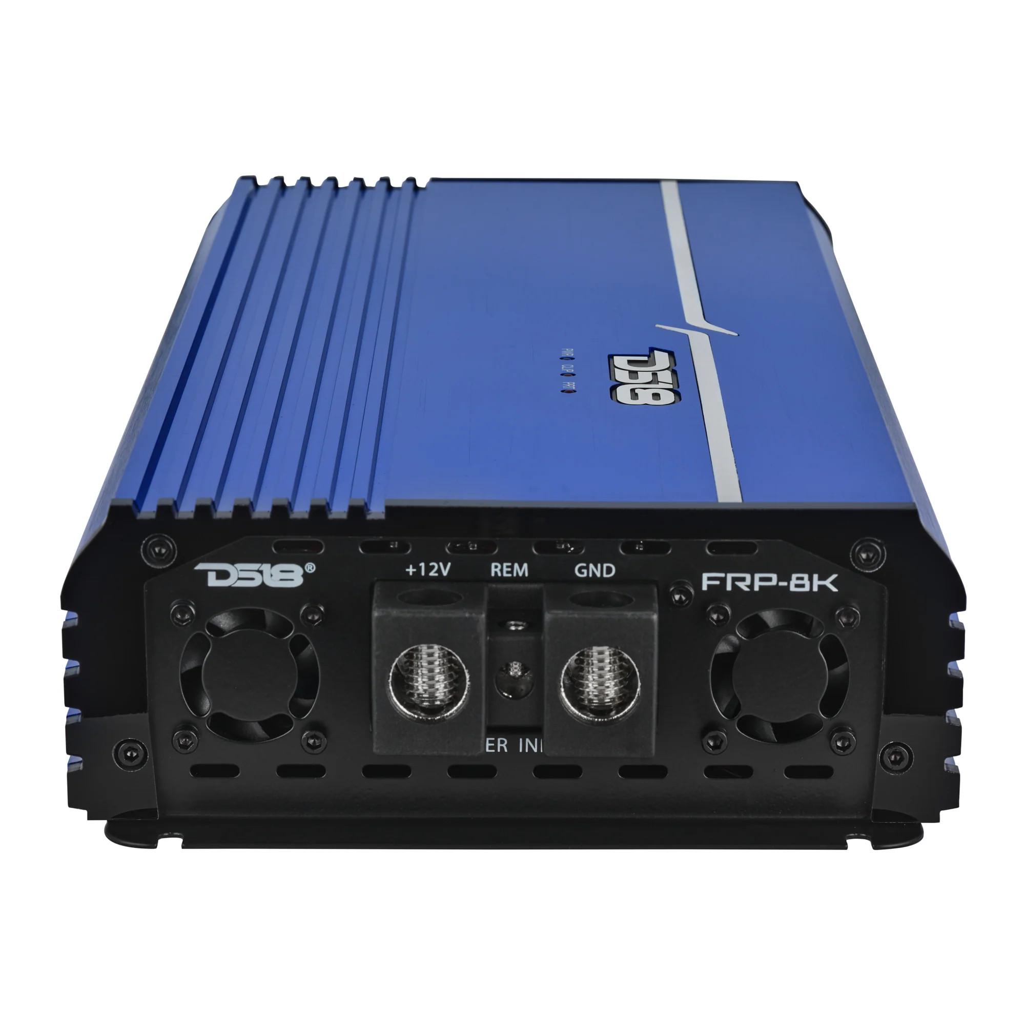 DS18 FRP CLASS D FULL RANGE AMPLIFIERS WITH REMOTE LEVEL CONTROL - 1-Channel | Class D | Full-Range Monoblock | 8000 Watts RMS @ 1O | DPIV1/0 Terminals Included | Blue DS18 FRP CLASS D FULL RANGE AMPLIFIERS WITH REMOTE LEVEL CONTROL - 1-Channel | Class D | Full-Range Monoblock | 8000 Watts RMS @ 1O | DPIV1/0 Terminals Included | Blue