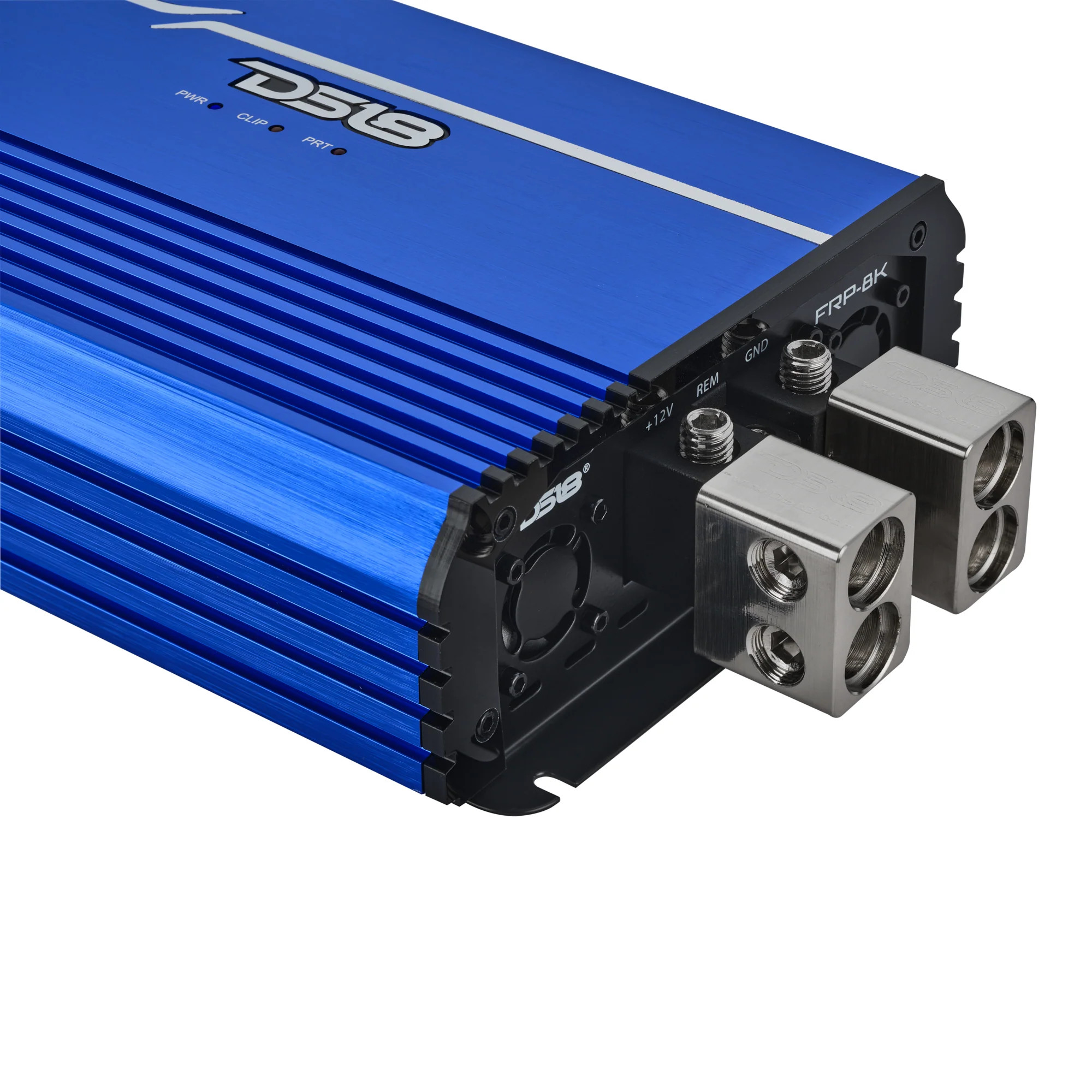 DS18 FRP CLASS D FULL RANGE AMPLIFIERS WITH REMOTE LEVEL CONTROL - 1-Channel | Class D | Full-Range Monoblock | 8000 Watts RMS @ 1O | DPIV1/0 Terminals Included | Blue DS18 FRP CLASS D FULL RANGE AMPLIFIERS WITH REMOTE LEVEL CONTROL - 1-Channel | Class D | Full-Range Monoblock | 8000 Watts RMS @ 1O | DPIV1/0 Terminals Included | Blue