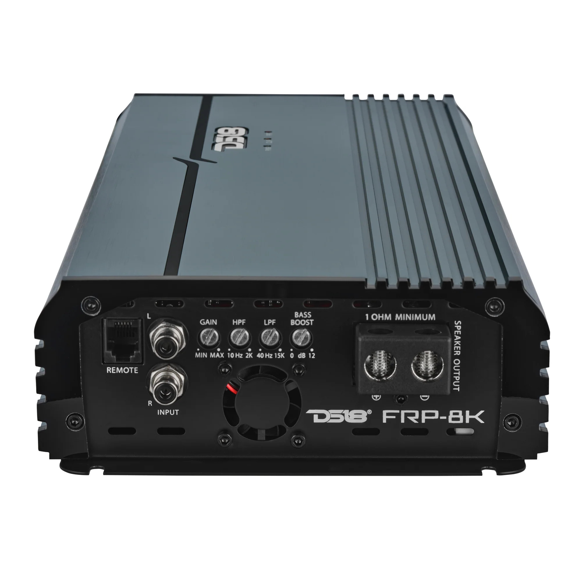 DS18 FRP CLASS D FULL RANGE AMPLIFIERS WITH REMOTE LEVEL CONTROL - 1-Channel | Class D | Full-Range Monoblock | 8000 Watts RMS @ 1O | DPIV1/0 Terminals Included | TITANIUM DS18 FRP CLASS D FULL RANGE AMPLIFIERS WITH REMOTE LEVEL CONTROL - 1-Channel | Class D | Full-Range Monoblock | 8000 Watts RMS @ 1O | DPIV1/0 Terminals Included | TITANIUM