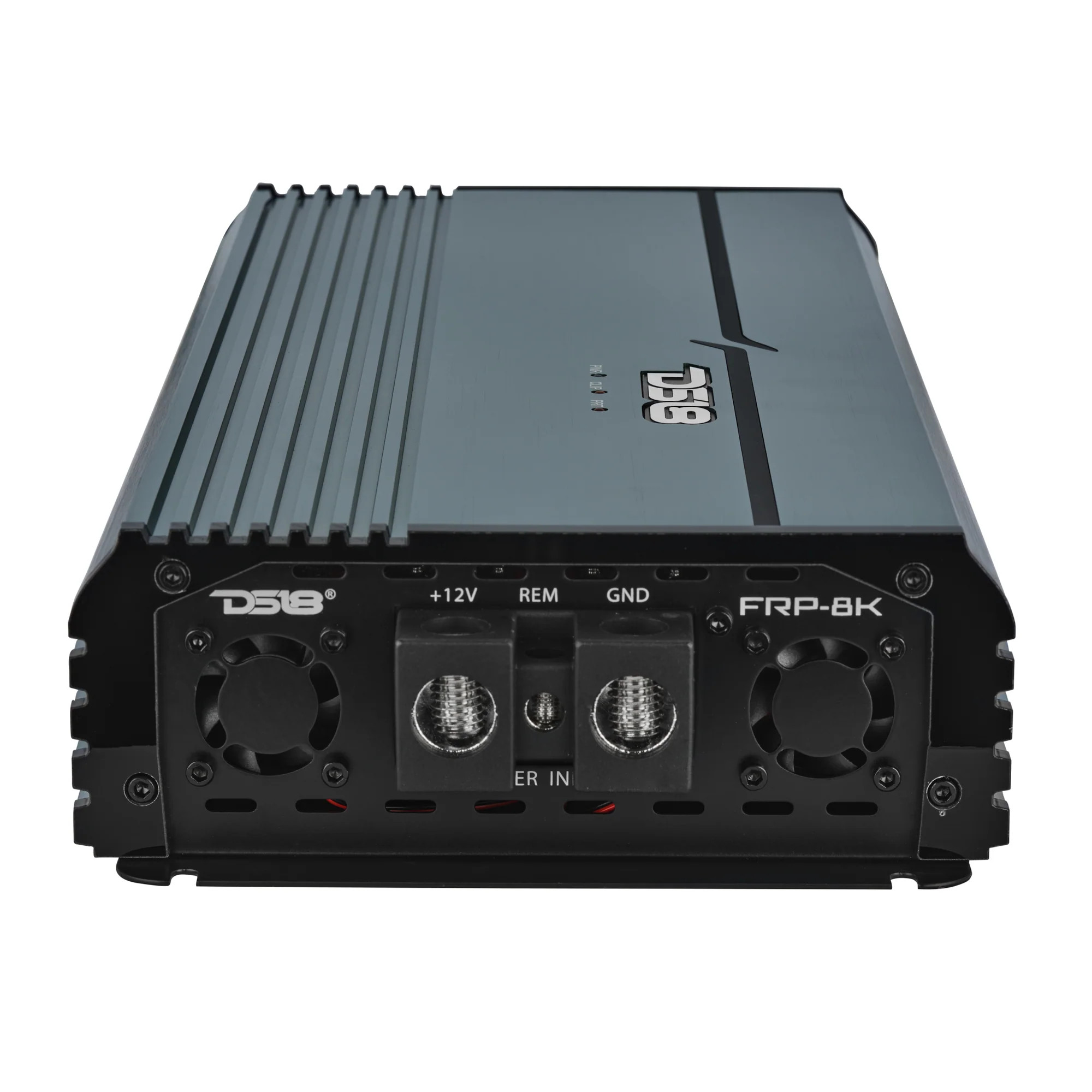 DS18 FRP CLASS D FULL RANGE AMPLIFIERS WITH REMOTE LEVEL CONTROL - 1-Channel | Class D | Full-Range Monoblock | 8000 Watts RMS @ 1O | DPIV1/0 Terminals Included | TITANIUM DS18 FRP CLASS D FULL RANGE AMPLIFIERS WITH REMOTE LEVEL CONTROL - 1-Channel | Class D | Full-Range Monoblock | 8000 Watts RMS @ 1O | DPIV1/0 Terminals Included | TITANIUM