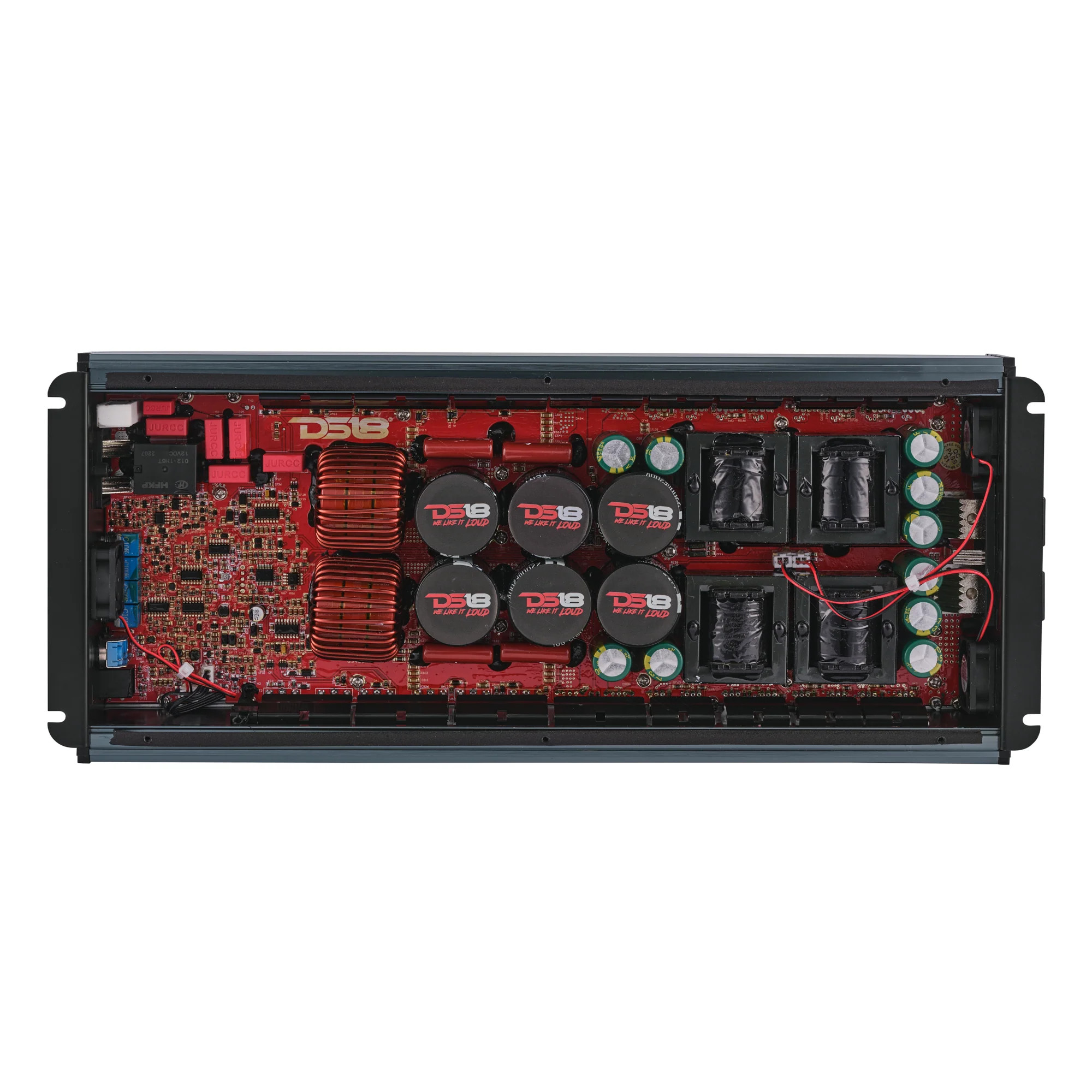 DS18 FRP CLASS D FULL RANGE AMPLIFIERS WITH REMOTE LEVEL CONTROL - 1-Channel | Class D | Full-Range Monoblock | 8000 Watts RMS @ 1O | DPIV1/0 Terminals Included | TITANIUM DS18 FRP CLASS D FULL RANGE AMPLIFIERS WITH REMOTE LEVEL CONTROL - 1-Channel | Class D | Full-Range Monoblock | 8000 Watts RMS @ 1O | DPIV1/0 Terminals Included | TITANIUM