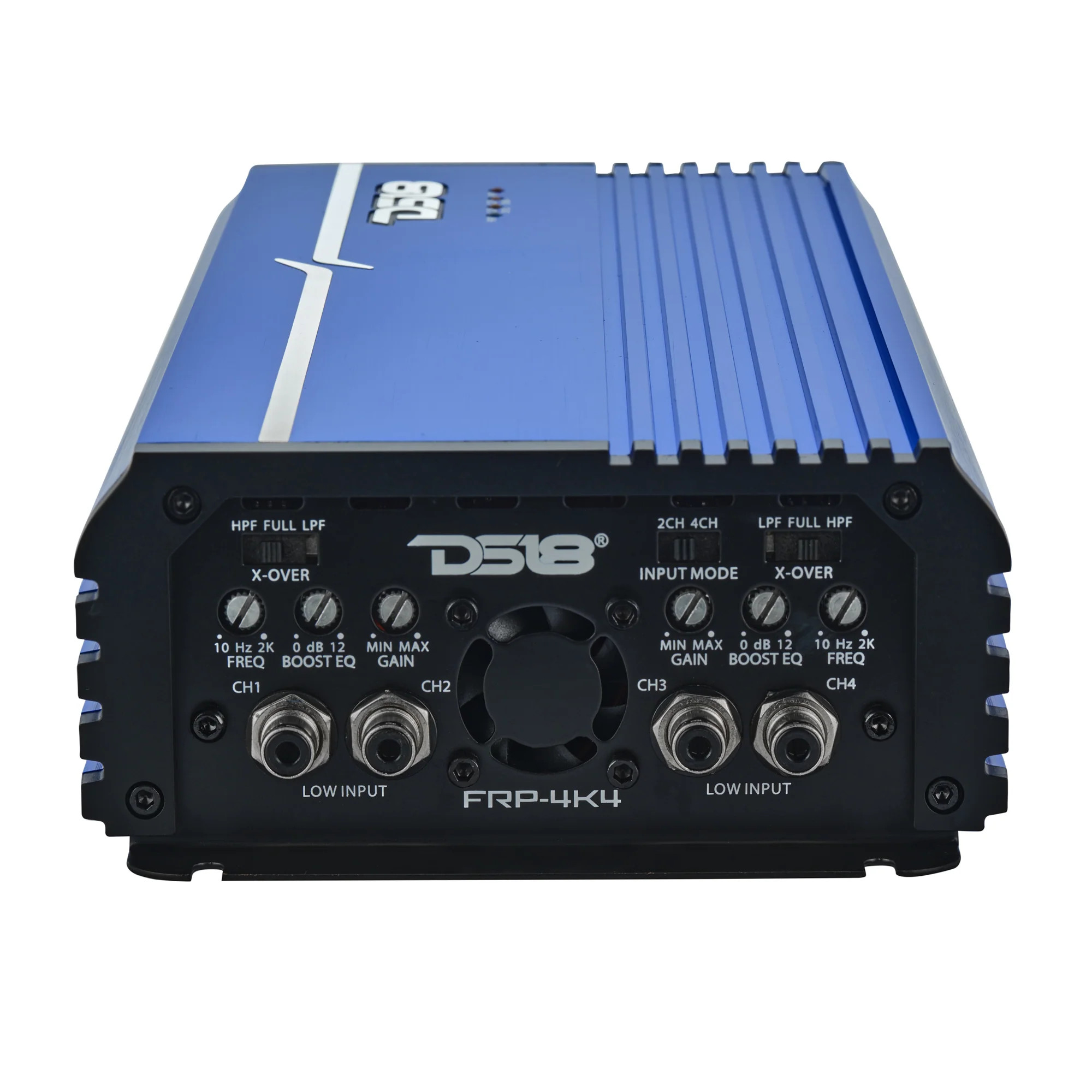 DS18 FRP CLASS D FULL RANGE MULTI CHANNELS 1 OHM STABLE AMPLIFIERS WITH REMOTE LEVEL CONTROL -4-Channel RED