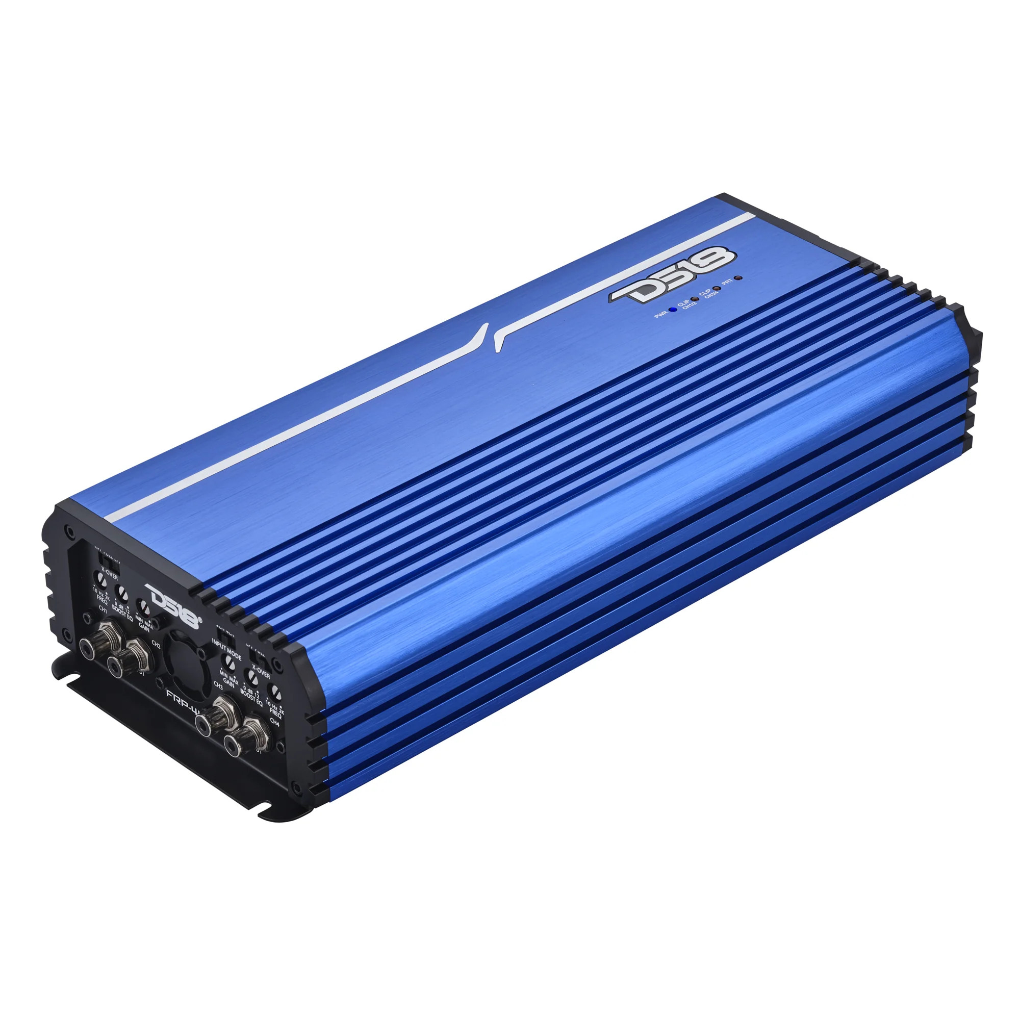 DS18 FRP CLASS D FULL RANGE MULTI CHANNELS 1 OHM STABLE AMPLIFIERS WITH REMOTE LEVEL CONTROL -4-Channel RED