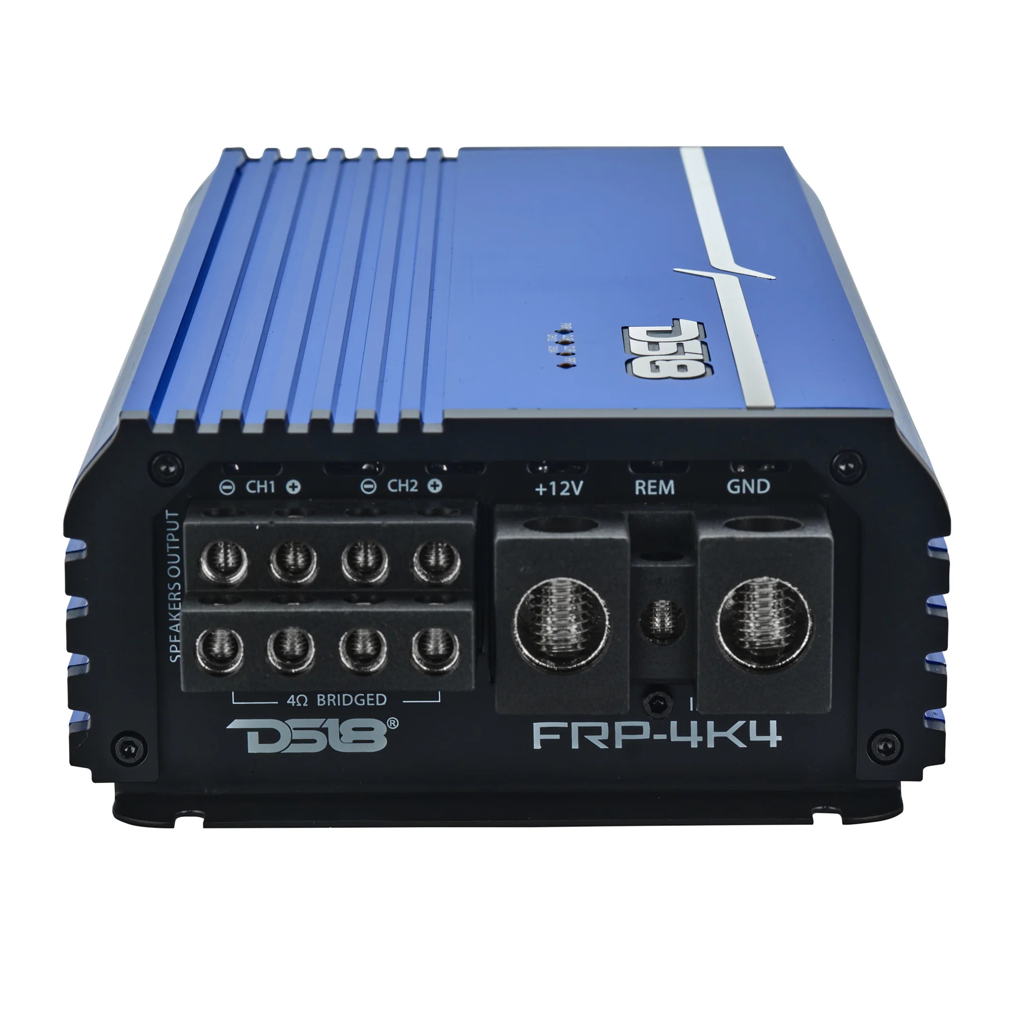 DS18 FRP CLASS D FULL RANGE MULTI CHANNELS 1 OHM STABLE AMPLIFIERS WITH REMOTE LEVEL CONTROL -4-Channel RED