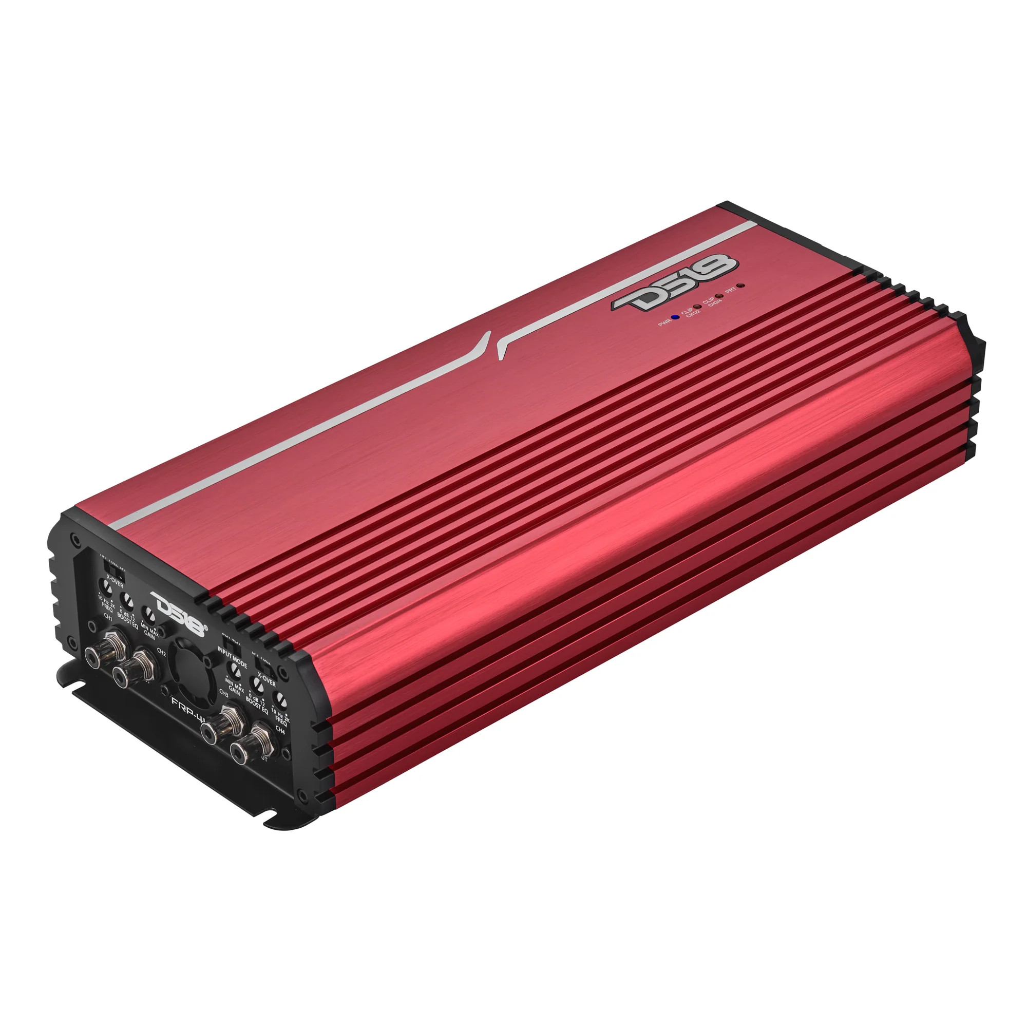DS18 FRP CLASS D FULL RANGE MULTI CHANNELS 1 OHM STABLE AMPLIFIERS WITH REMOTE LEVEL CONTROL-4-Channel RED