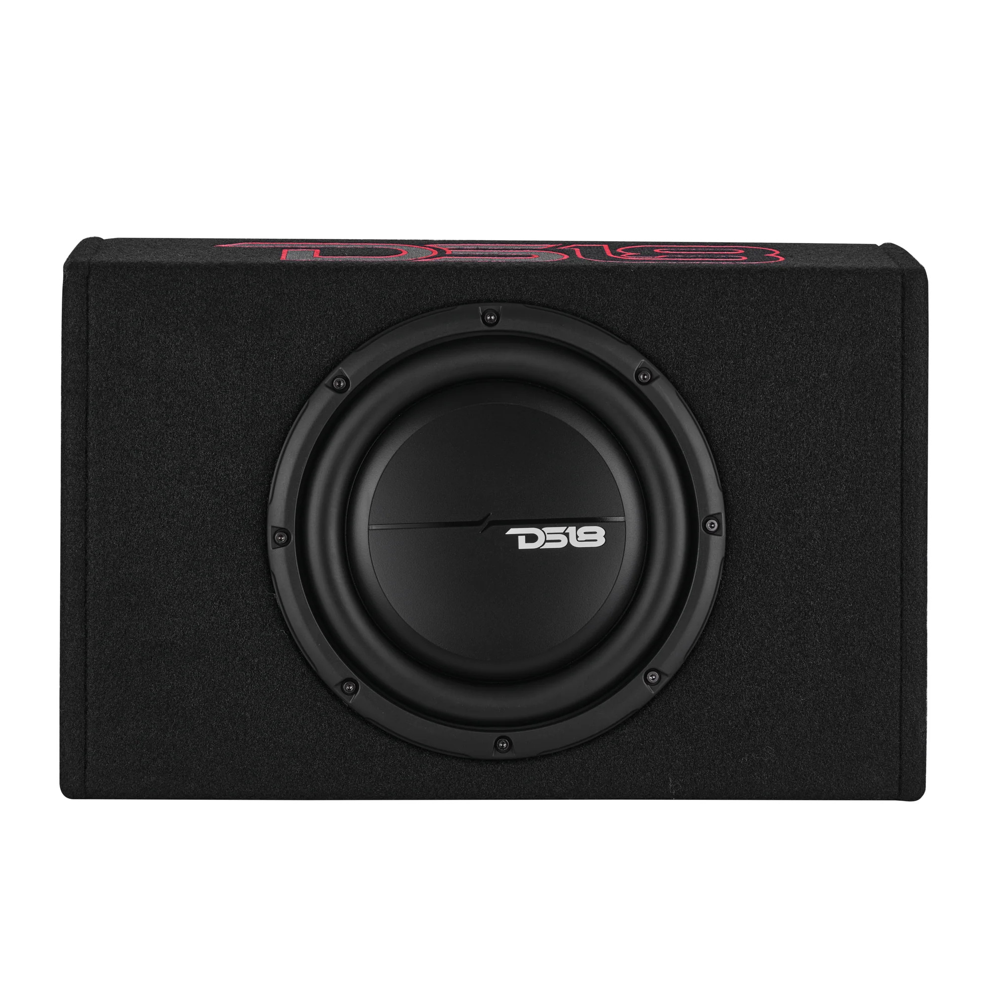 DS18 10" Shallow Subwoofer Sealed Enclosure for pick-up trucks 350 Watts RMS @ 2 OHM