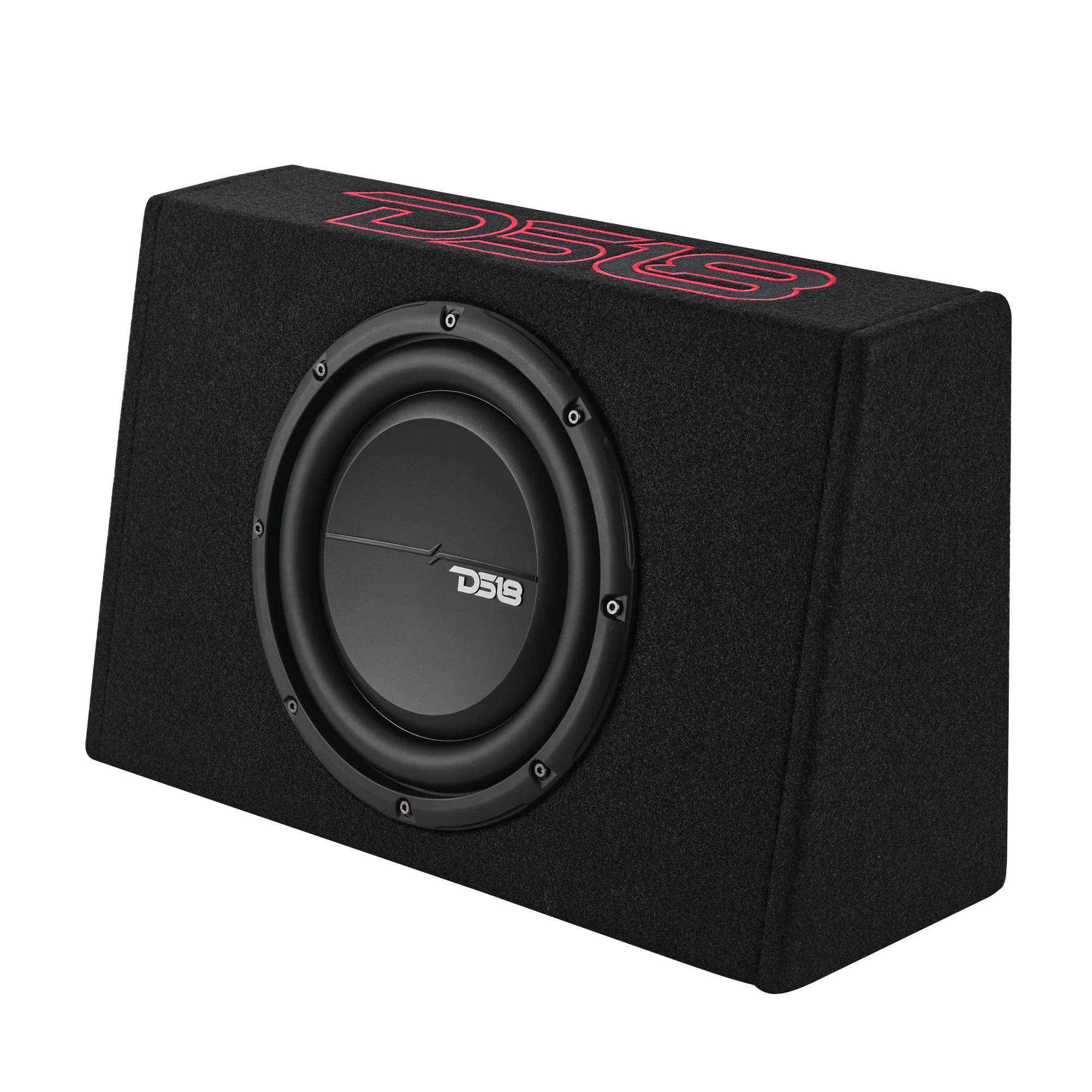 DS18 10" Shallow Subwoofer Sealed Enclosure for pick-up trucks 350 Watts RMS @ 2 OHM