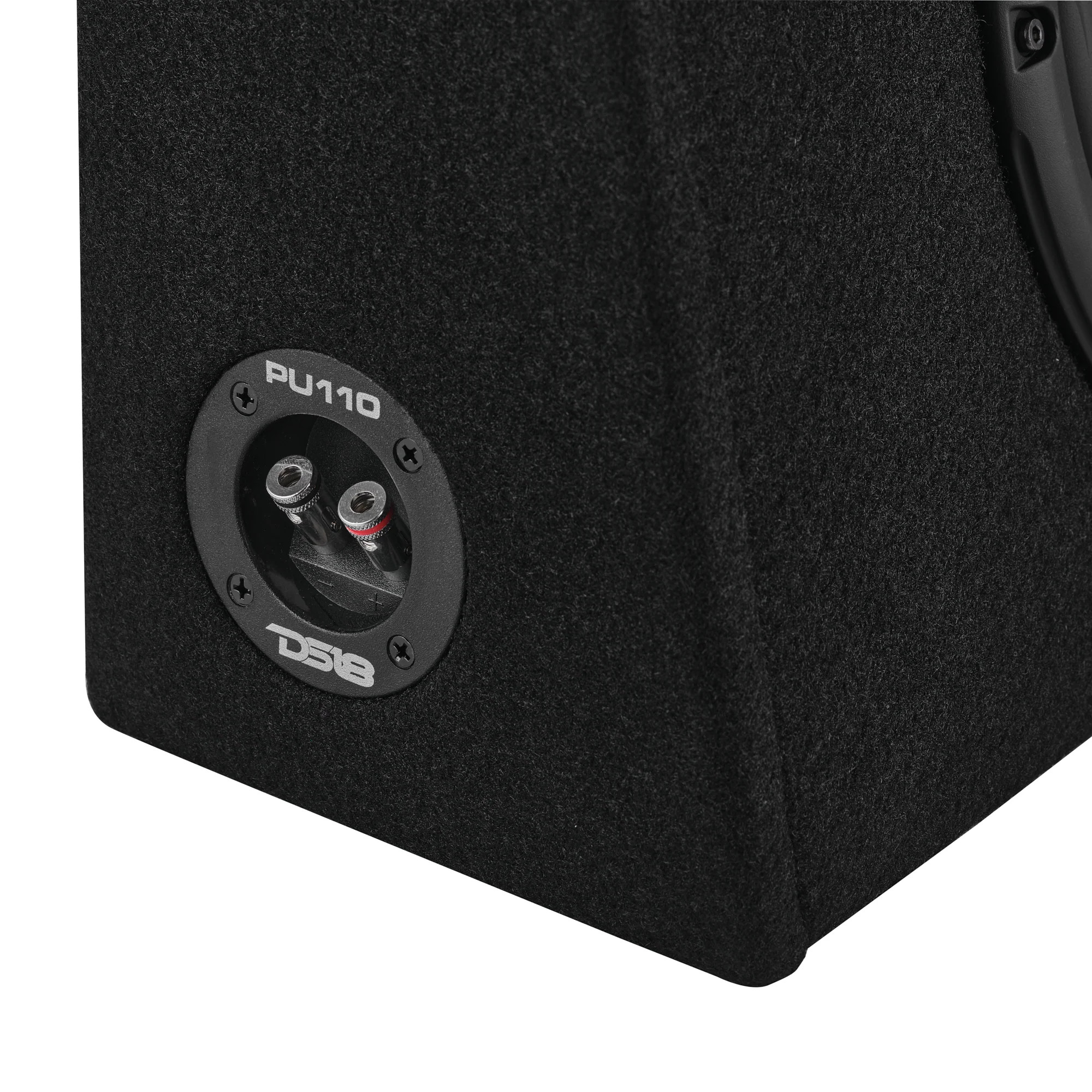 DS18 10" Shallow Subwoofer Sealed Enclosure for pick-up trucks 350 Watts RMS @ 2 OHM