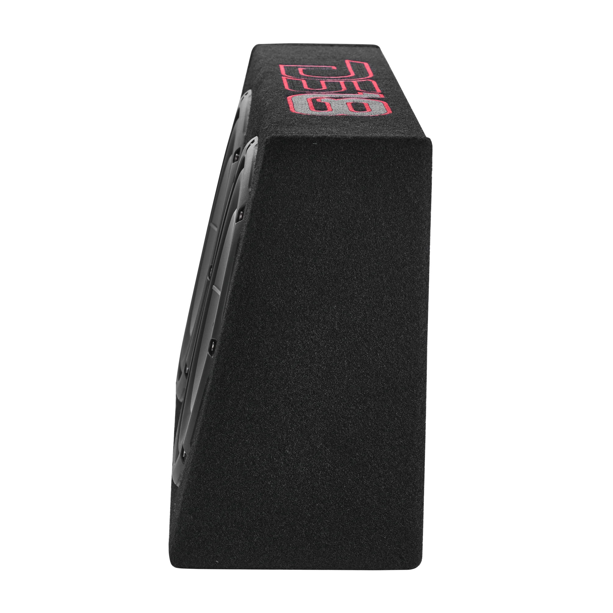 DS18 10" Active Shallow Subwoofer Sealed Enclosure with 10" Passive Subwoofer for pick-up trucks 350 Watts RMS @ 2 OHM DS18 10" Active Shallow Subwoofer Sealed Enclosure with 10" Passive Subwoofer for pick-up trucks 350 Watts RMS @ 2 OHM