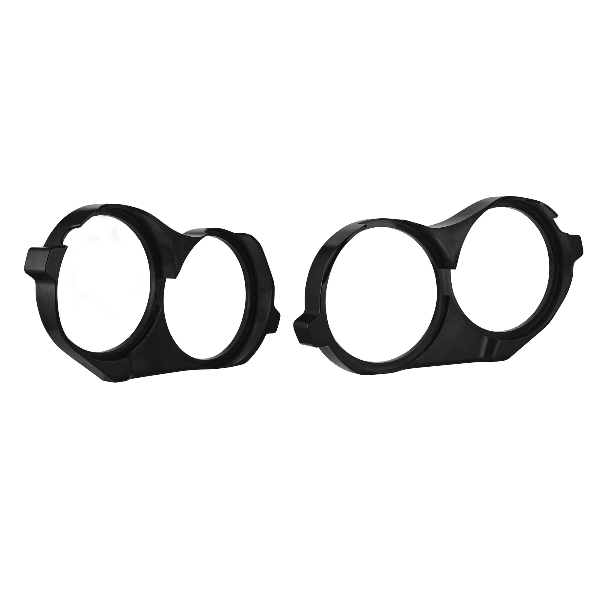 DS18 Mid Bass Conversion Ring for Harley Davidson Saddle Bags 1 X 10" - Pair - ABS -2014-2023 - Black