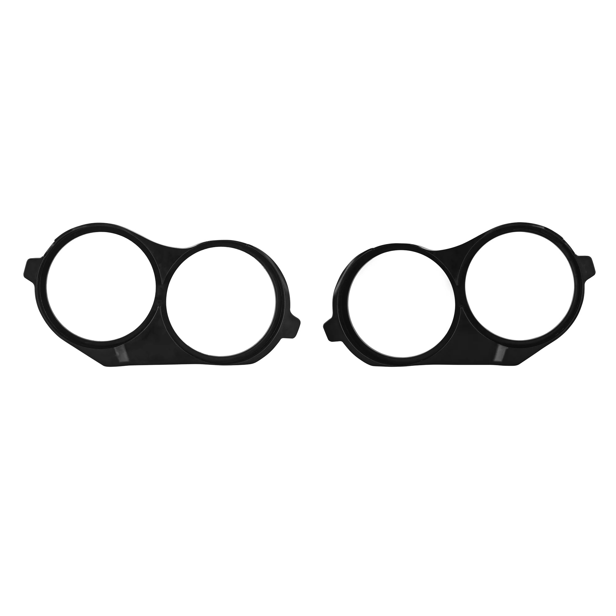 DS18 RY-HD Subwoofer Ring for Harley Davidson Saddle Bags 2 X 10" - Pair - ABS - 2014-2023 - BLACK