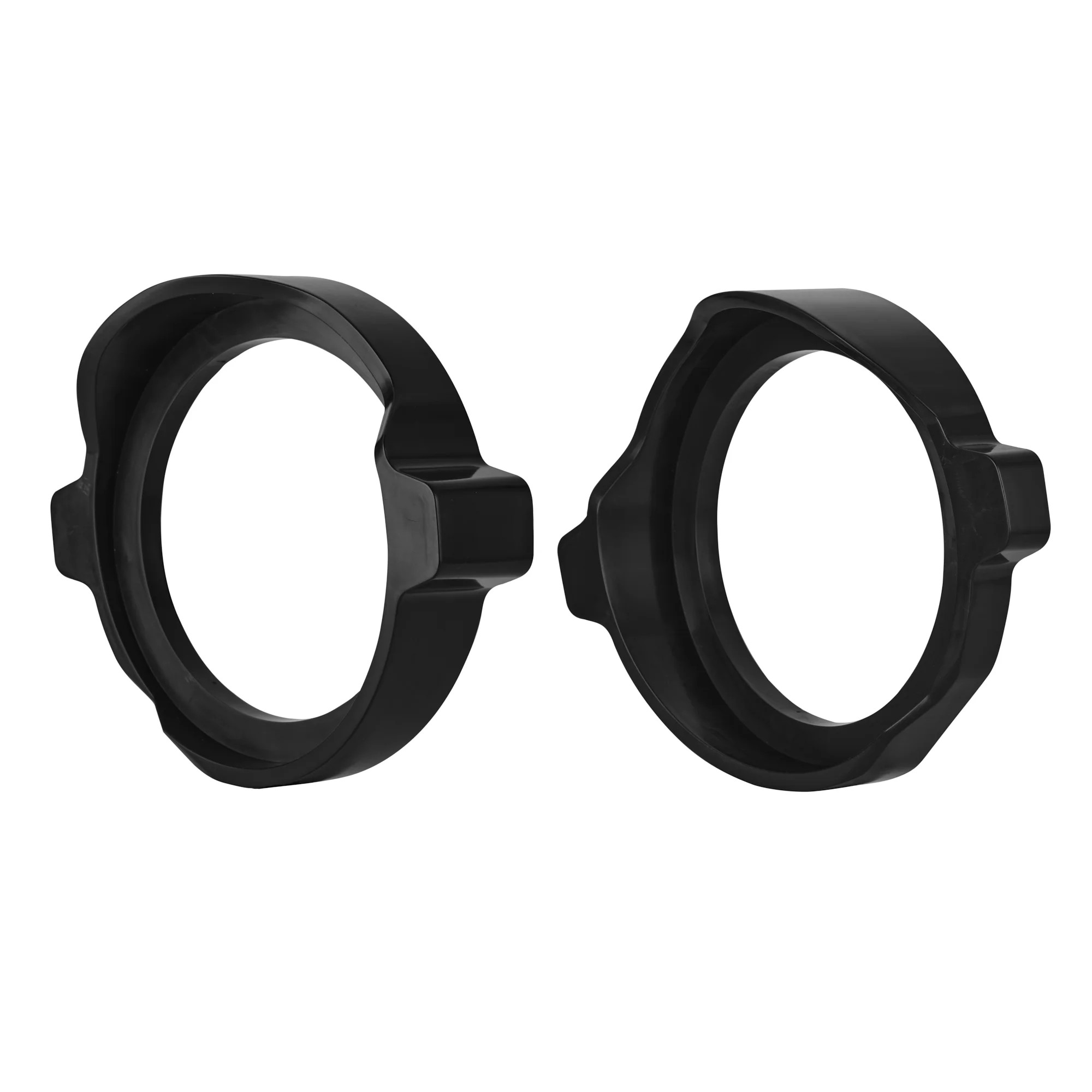 DS18 Mid Bass Conversion Ring for Harley Davidson Saddle Bags 1 X 8" - Pair - ABS -2014-2023 - Black