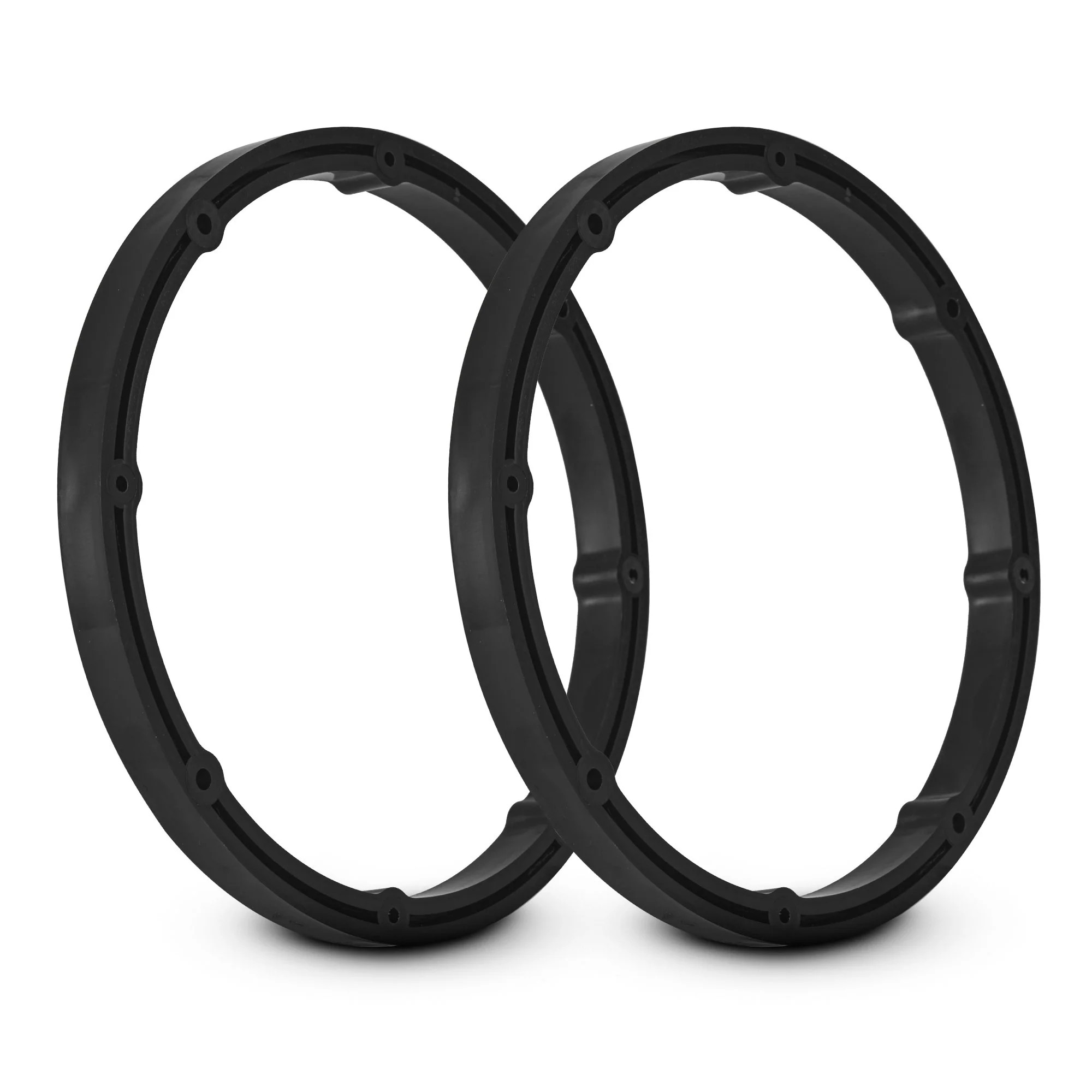 DS18 RY-HDRING 6.5" Speaker 1/2" Spacer Rings for Harley Davidson - Pair - ABS - BLACK