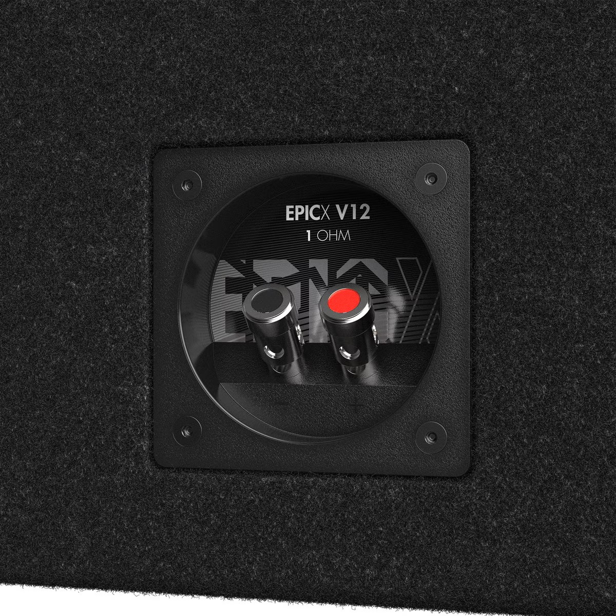 AUDIOCONTROL EPIC 12" Vented Subwoofer Bass Enclosure, 1 ohm, 500 WATTS RMS