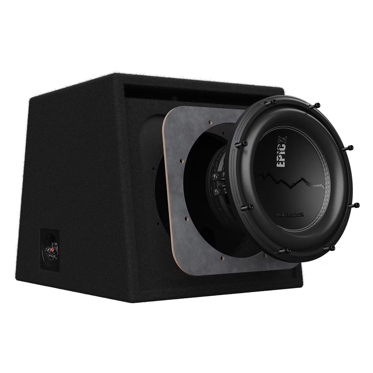 AUDIOCONTROL EPICX 10" Vented Subwoofer Bass Enclosure, 1 ohm, 500 W RMS