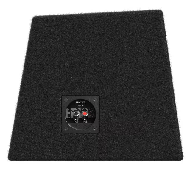AUDIOCONTROL EPICX 8" Vented Subwoofer Bass Enclosure, 1 ohm, 400 W RMS