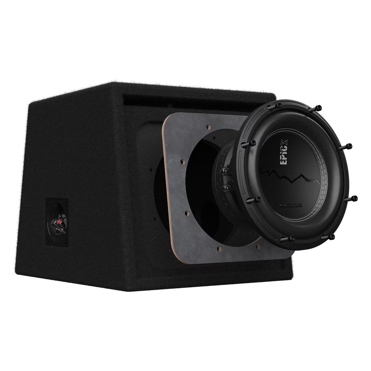 AUDIOCONTROL EPICX 8" Vented Subwoofer Bass Enclosure, 1 ohm, 400 W RMS