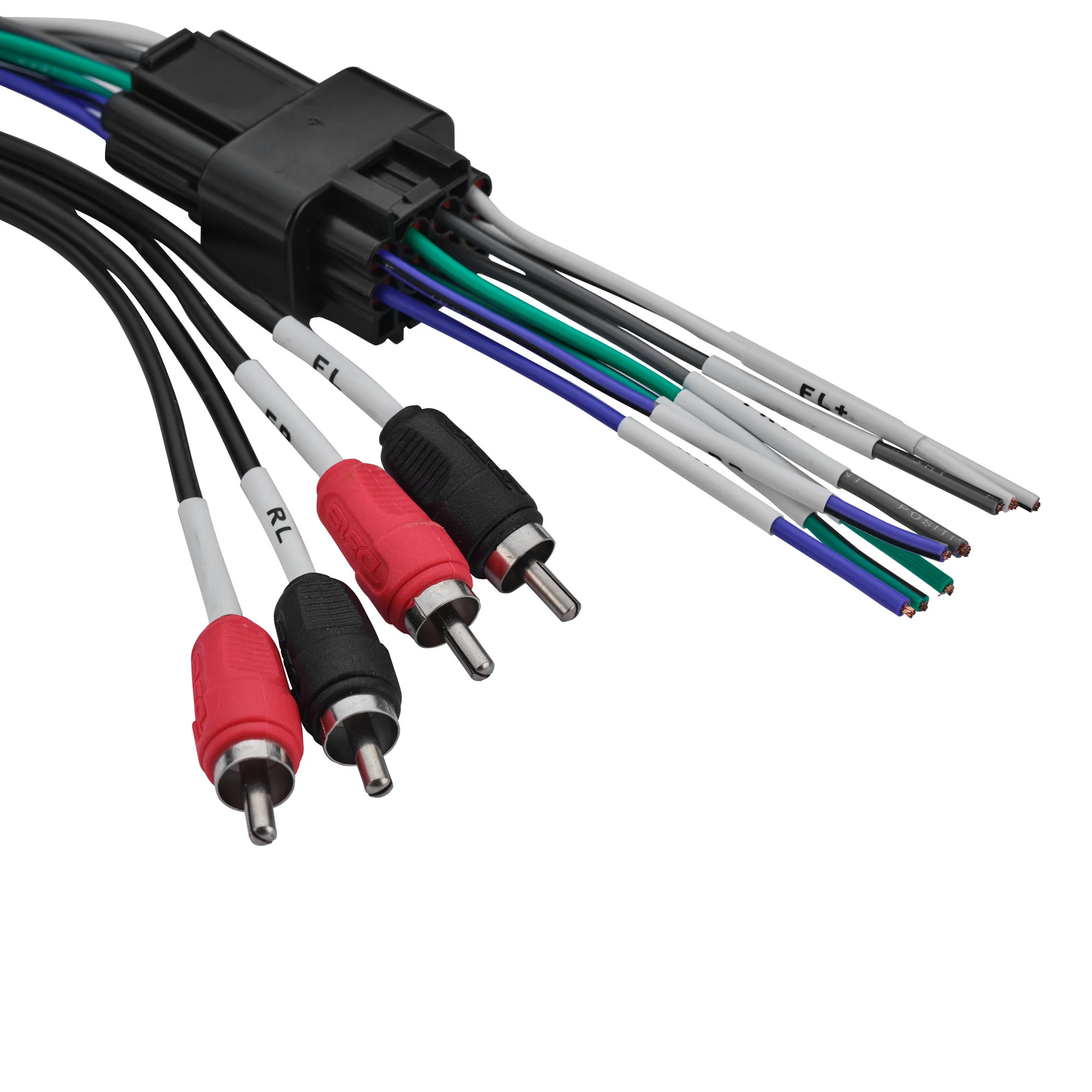 DS18 RZR Polaris RZR PRO Plug n Play 4 Channel Output with Subwoofer
Signal and Remote Output for Ride Command Systems