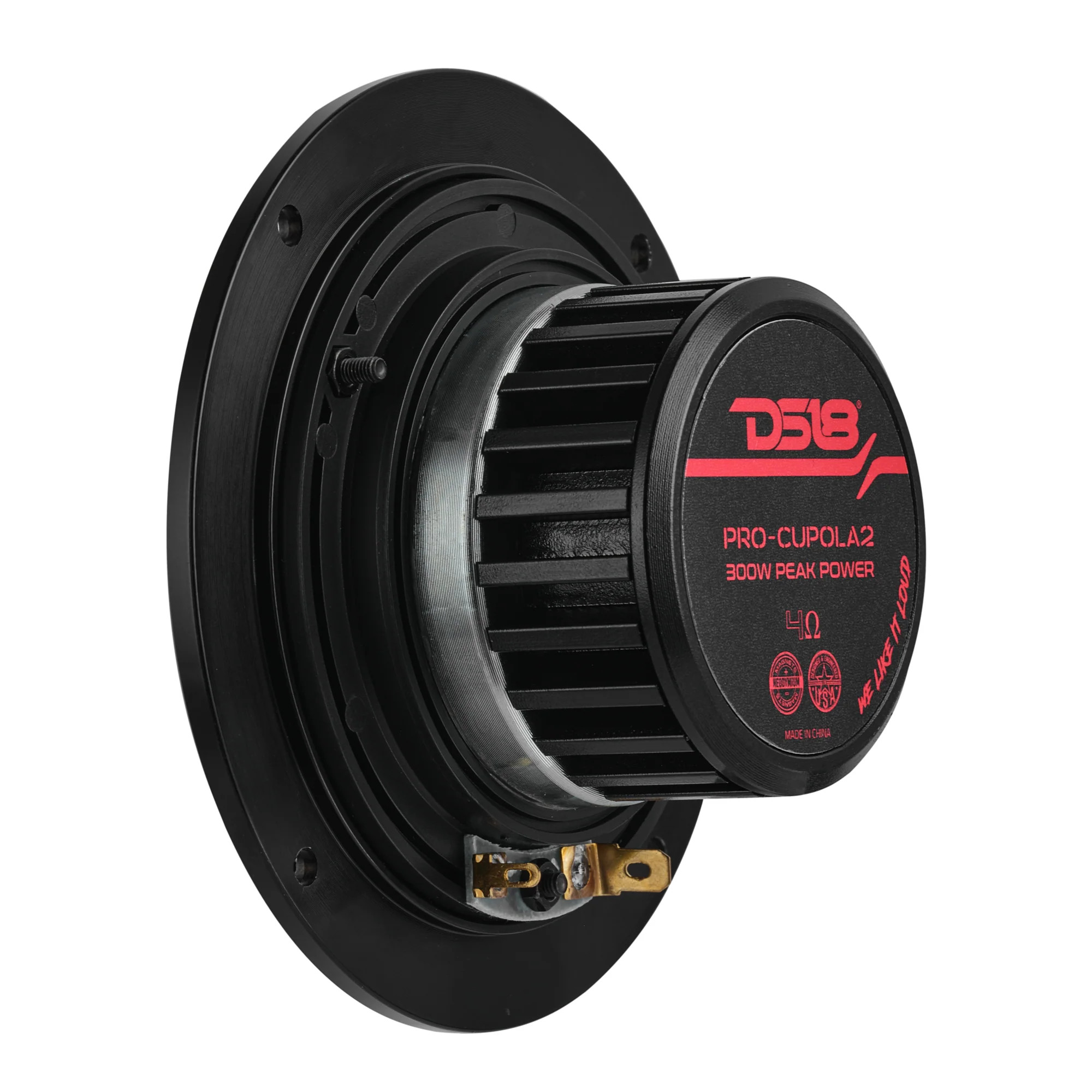 DS18 4" High End Professional Soft Dome Mid Range Loudspeaker with Neodymium Magnet | 200W RMS 4-Ohm