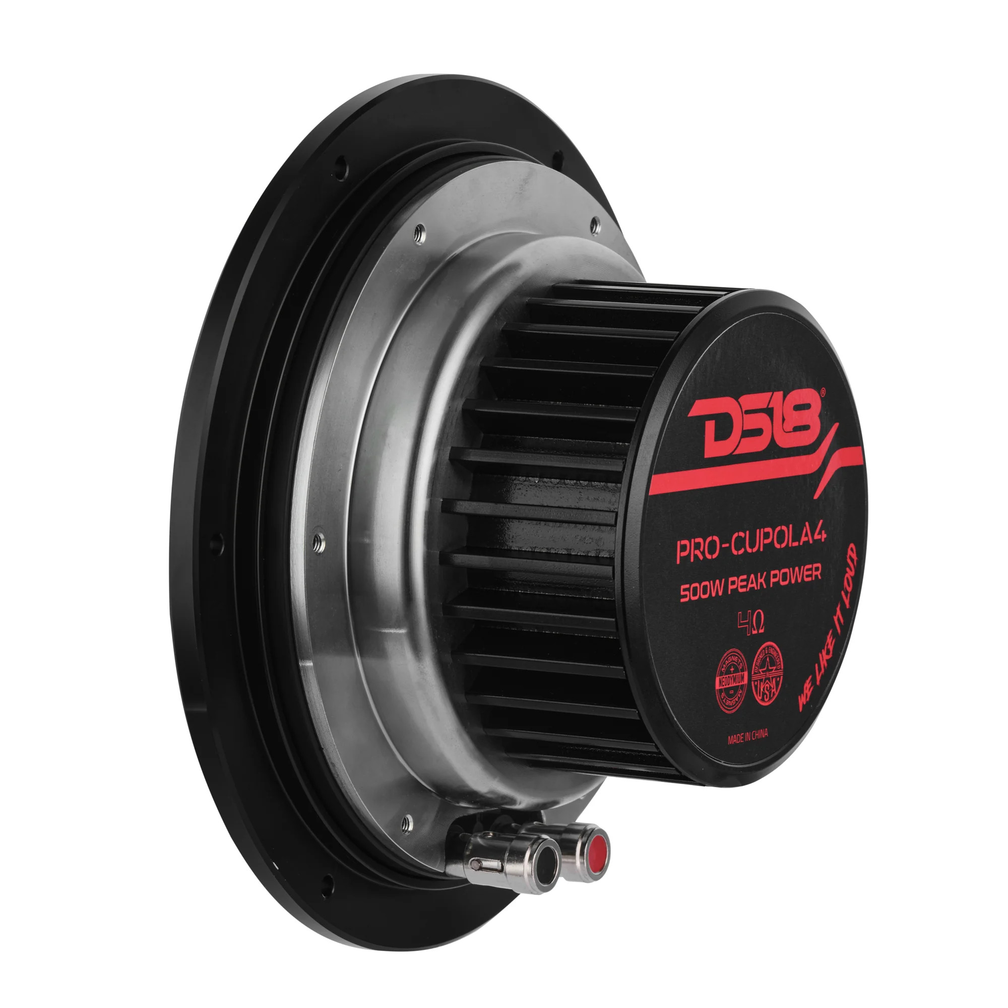 DS18 7'' High End Professional Soft Dome Mid Range Loudspeaker with Neodymium Magnet | 400W RMS 4-Ohm