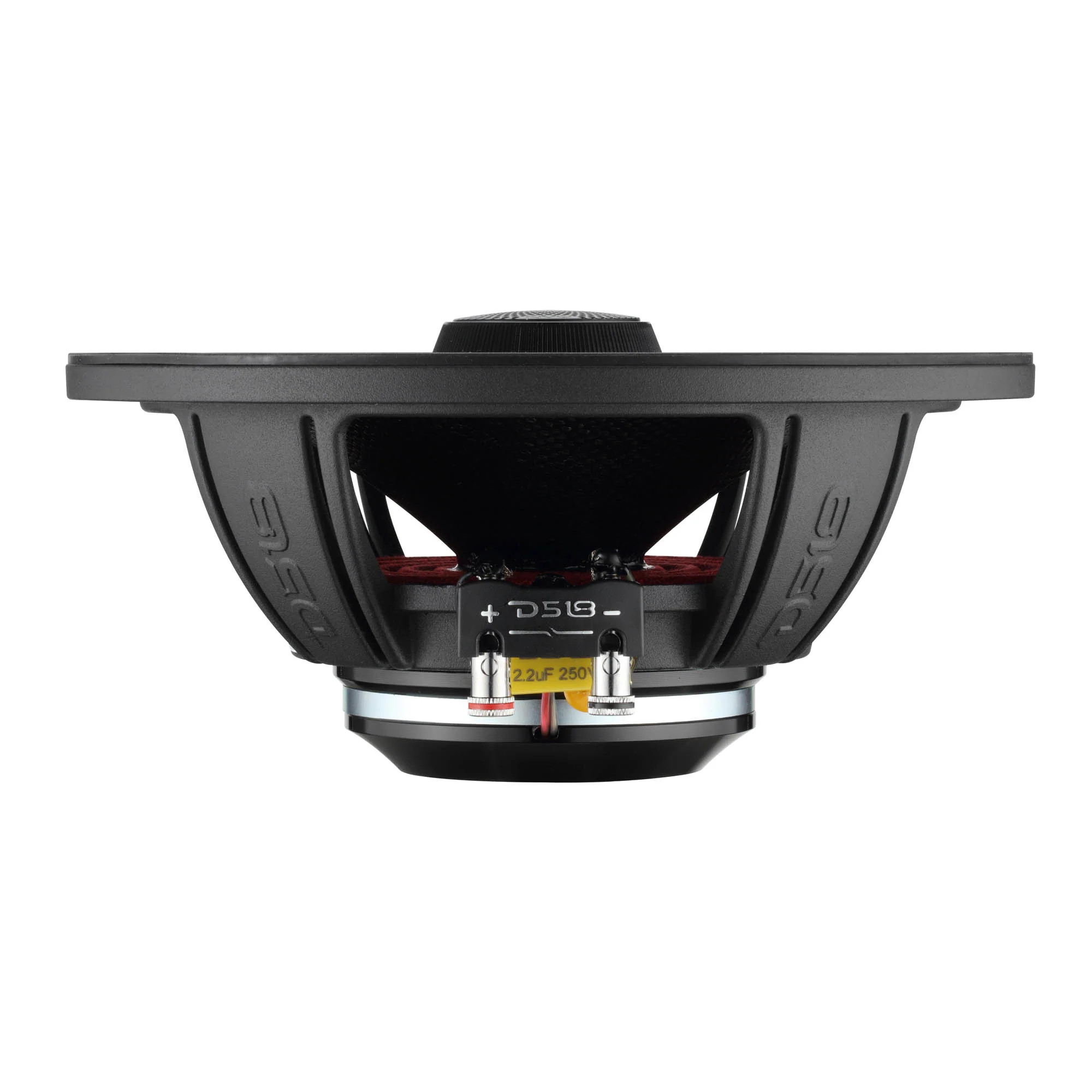 NVY 8" 2 Way Coaxial Loudspeaker with Water Resistant Carbon Fiber Cone, 1" Bullet Tweeter and Neodymium Magnet 300 Watts RMS @ 4 OHM - Pair - IP65 - Black