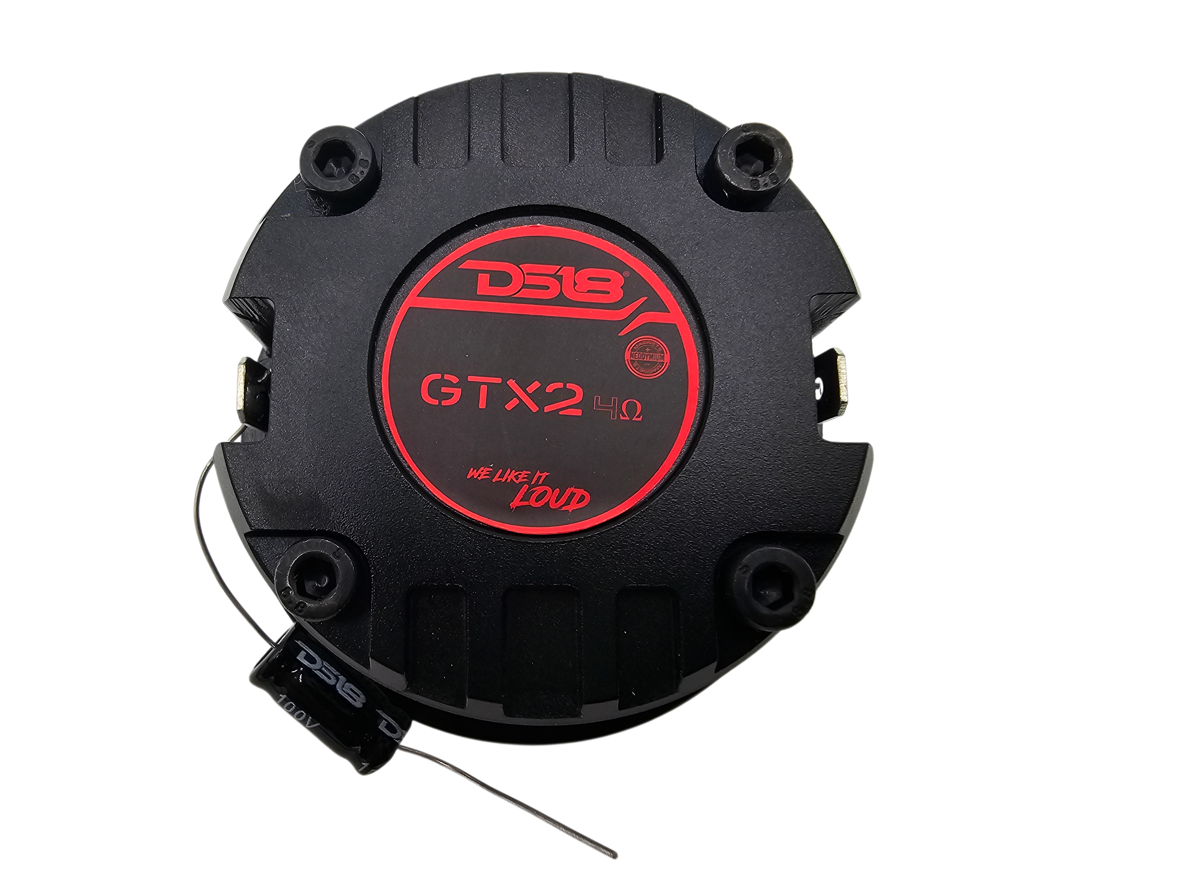 DS18 GTX 3" Super Bullet Tweeter with Neodymium Magnet 120 Watts RMS @ 4 OHM - 1" Titanium Voice Coil -BLACK