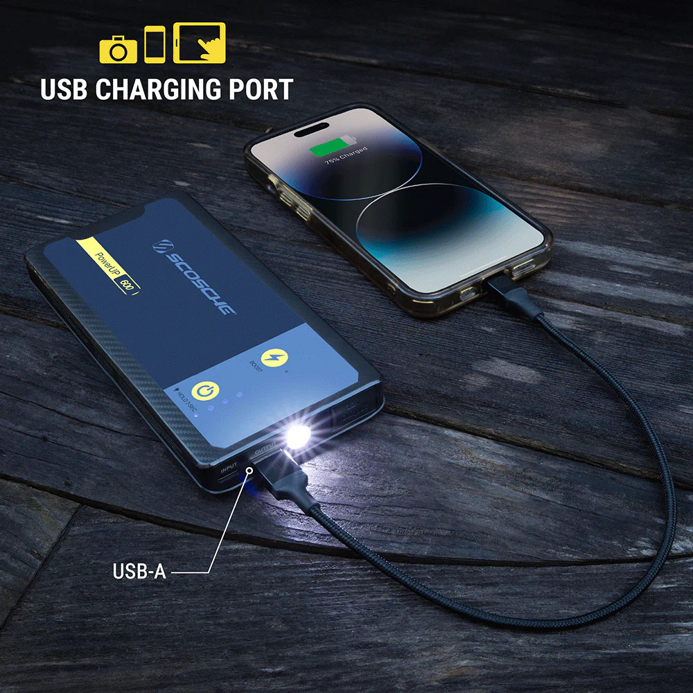 SCOSCHE FLASH LIGHT JUMP STARTER 600A