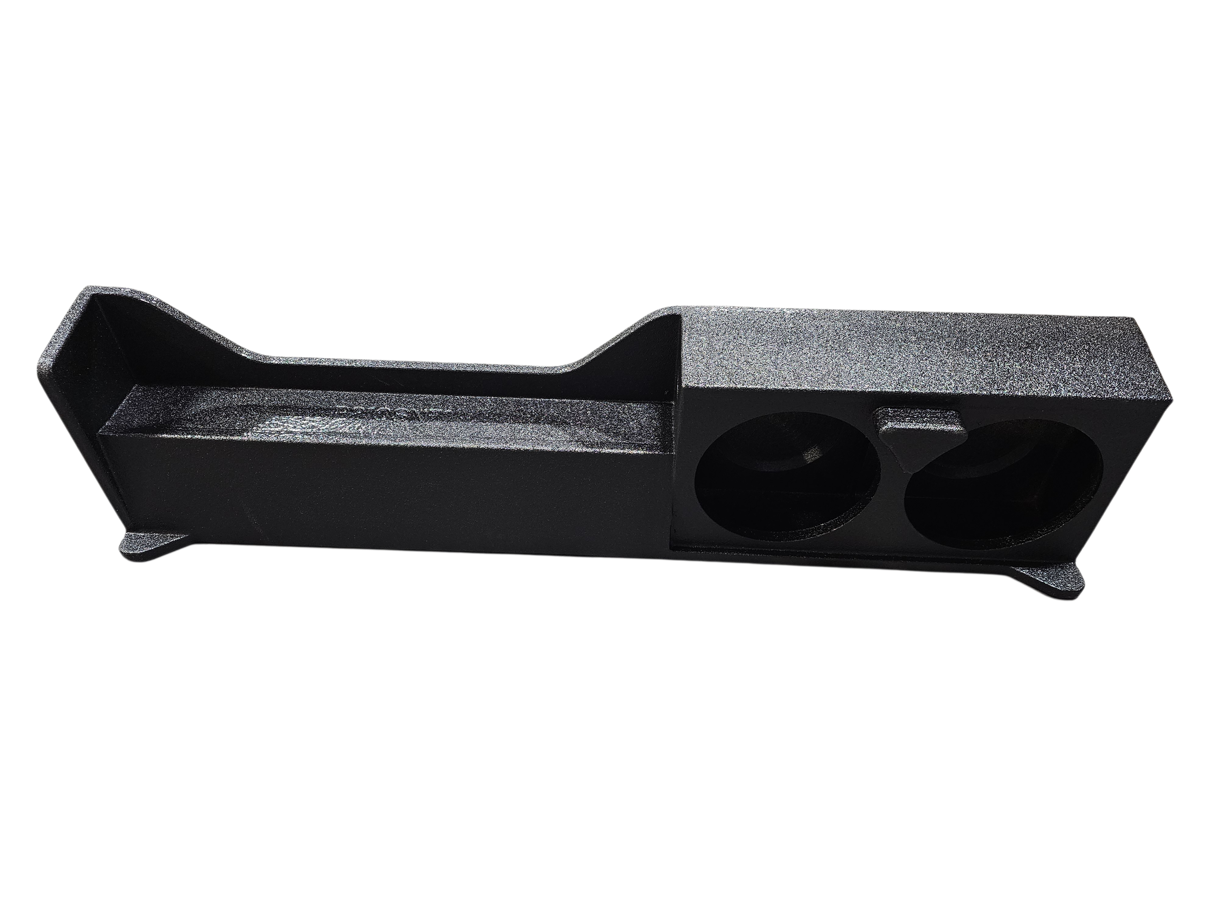 BASS-MAXX NISSAN FRONTIER 2005-23 CREW CAB POLY COATED SEALED DUAL 10" DOWN FIRE ENCLOSURE