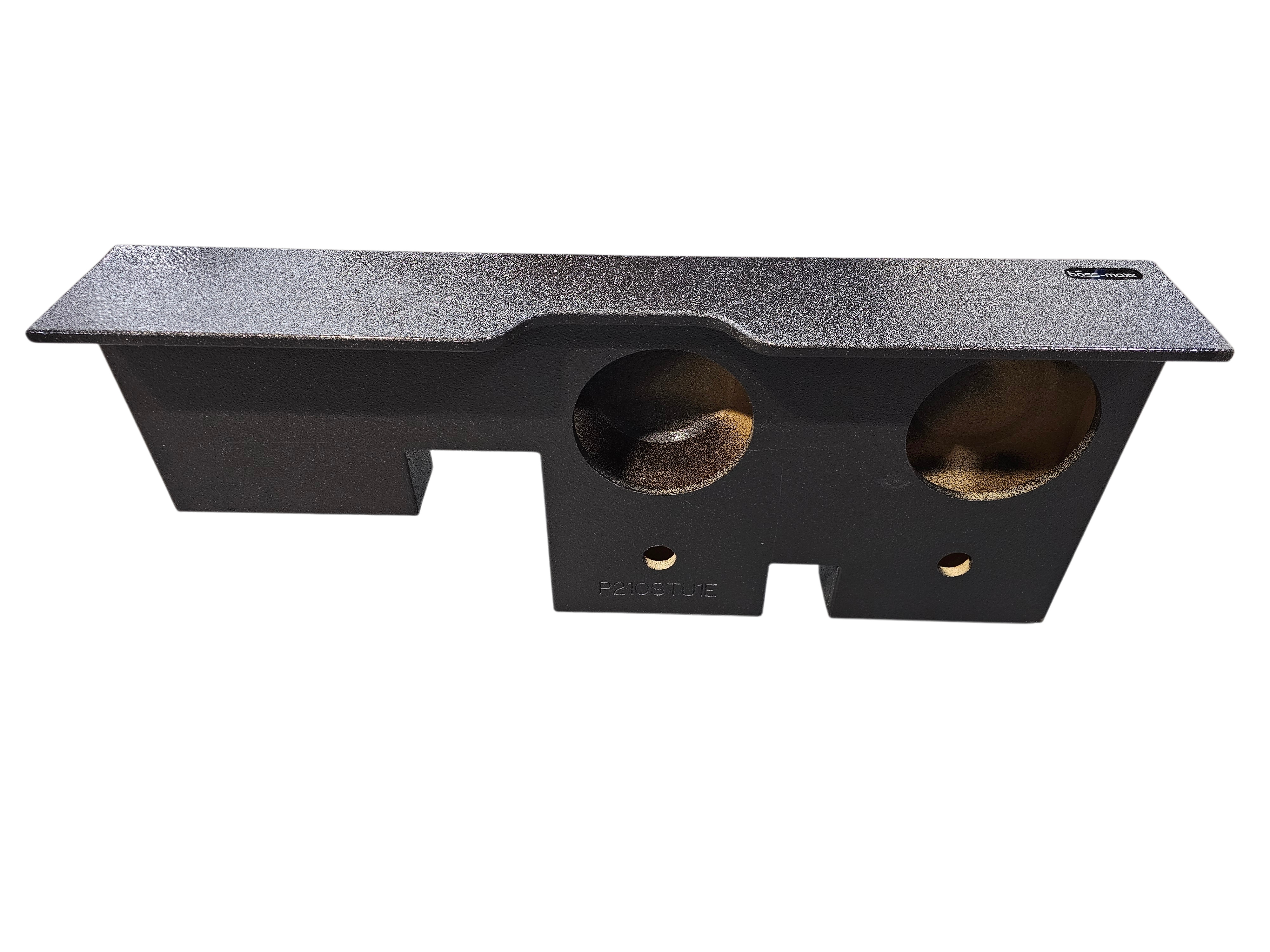 BASS-MAXX 2017-2023 TOYOTA TUNDRA DOUBLE CAB (SMALL REAR DOORS) DUAL 10" POLY COATED SEALED ENCLOSURE