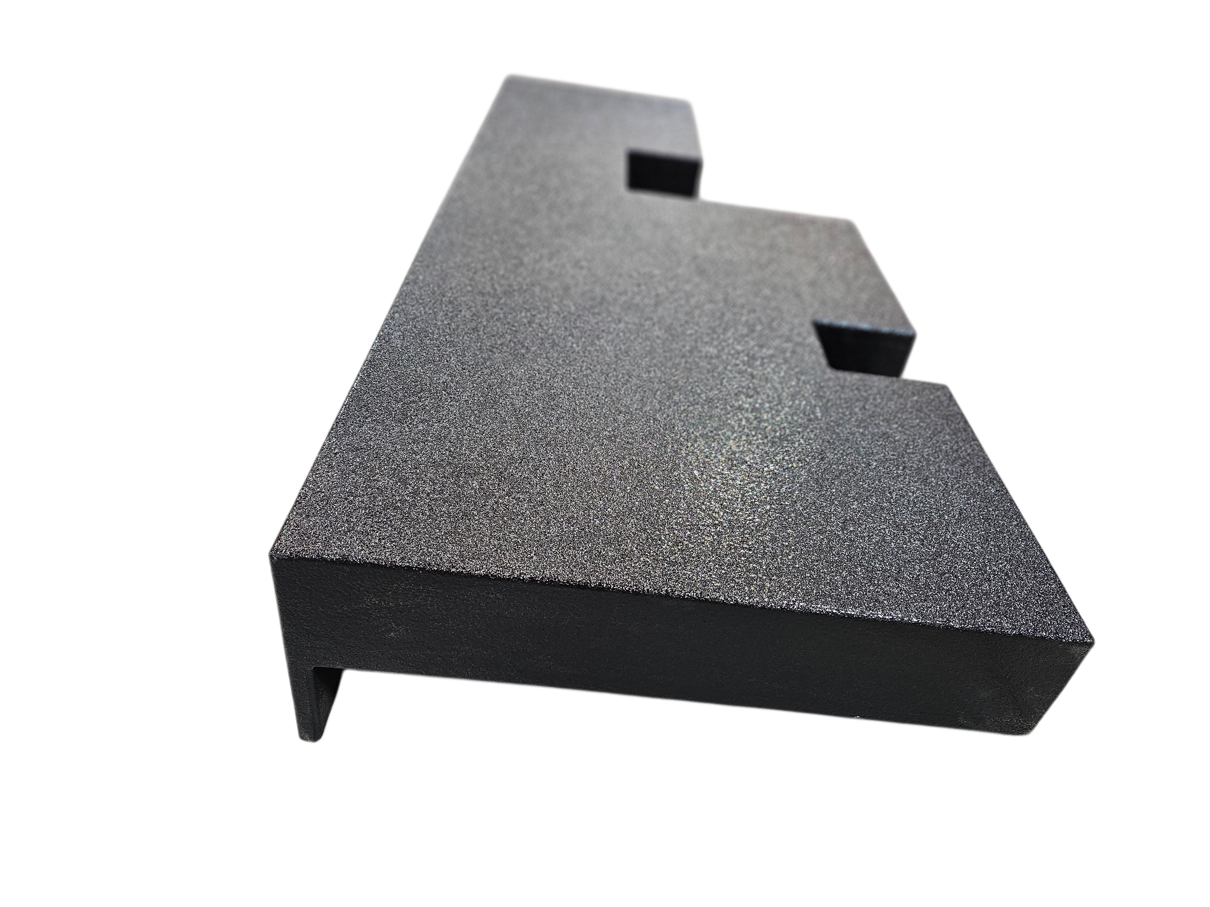 BASS-MAXX 2017-2023 TOYOTA TUNDRA DOUBLE CAB (SMALL REAR DOORS) DUAL 12" POLY COATED SEALED ENCLOSURE