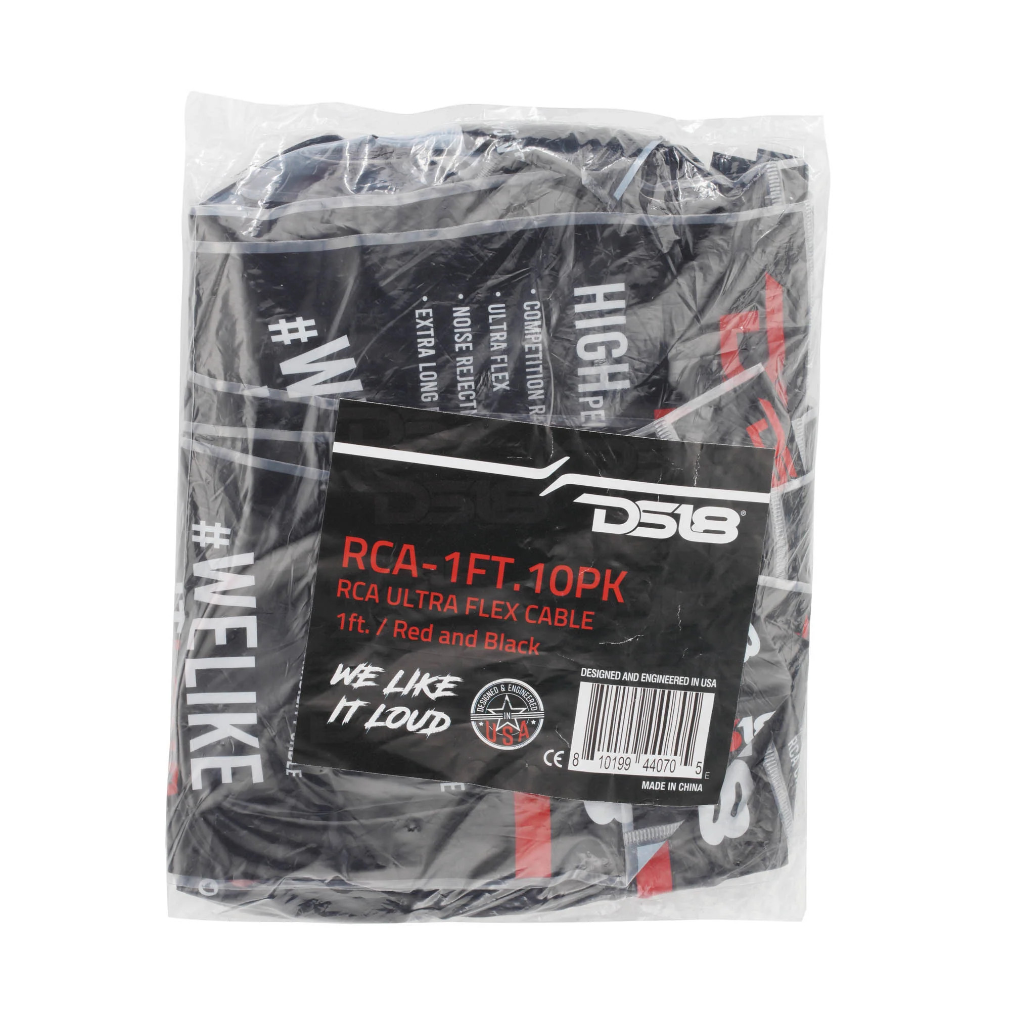 DS18 Level 1 Rca 1FT 10 Pack