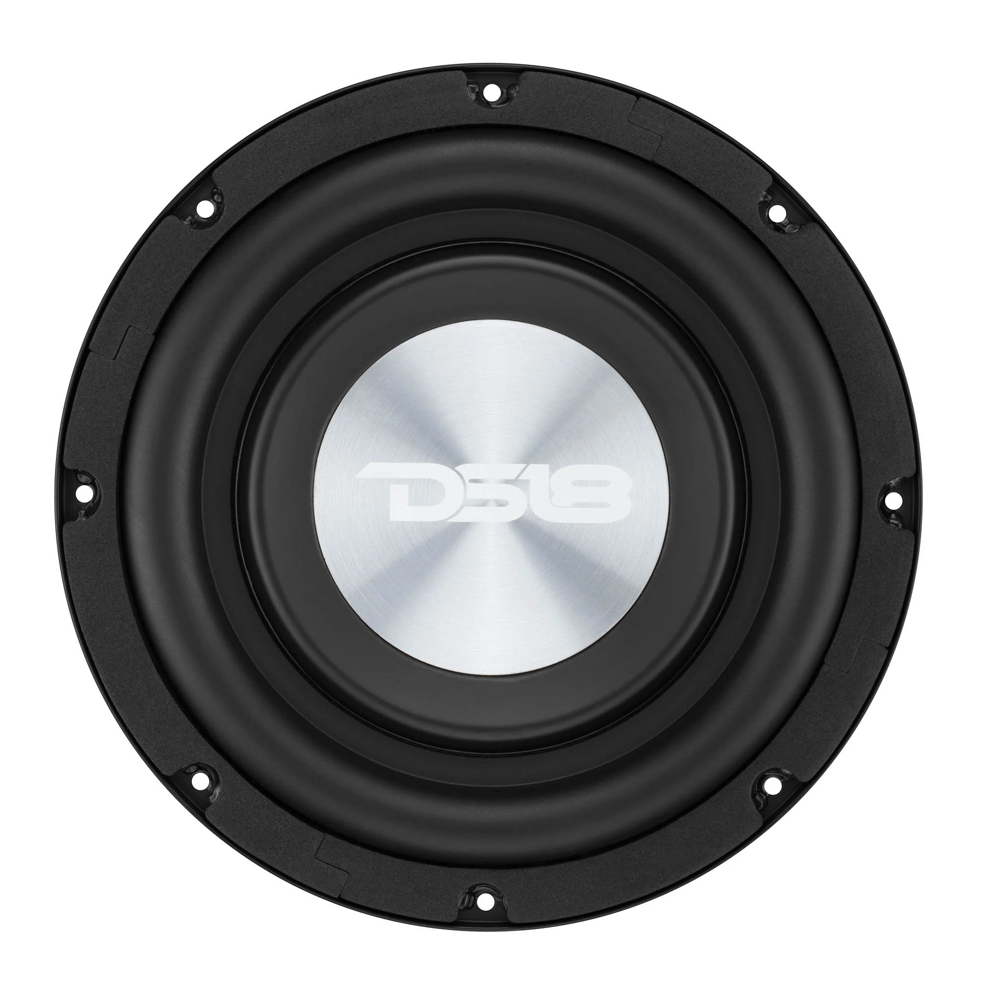 DS18 PS Shallow-Mount Water-Resistant 8" Subwoofer | 400W RMS DVC 4-Ohm