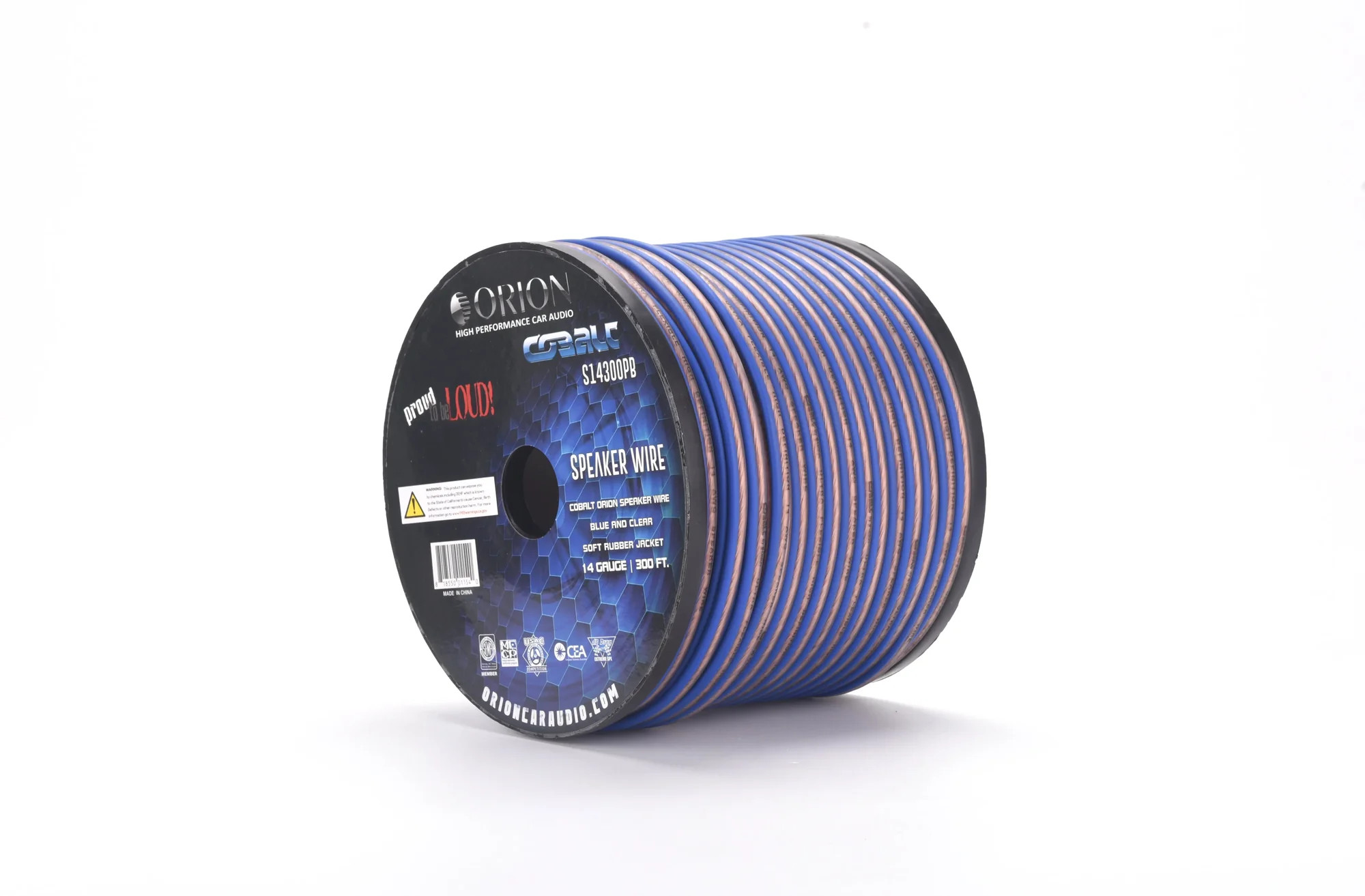 ORION 14-GAUGE SPEAKER WIRE 300FT CCA WIRE ROLL