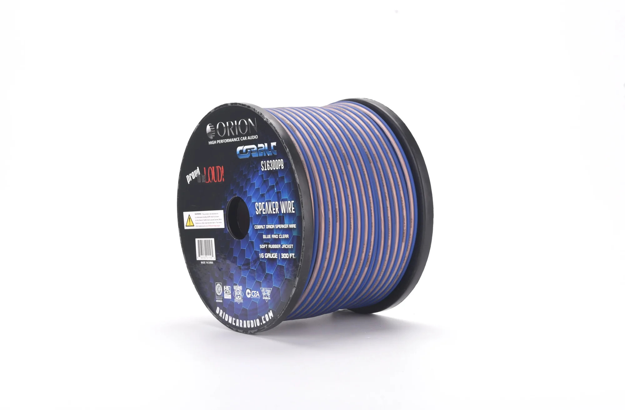 ORION 16-GAUGE SPEAKER WIRE 300FT CCA WIRE ROLL