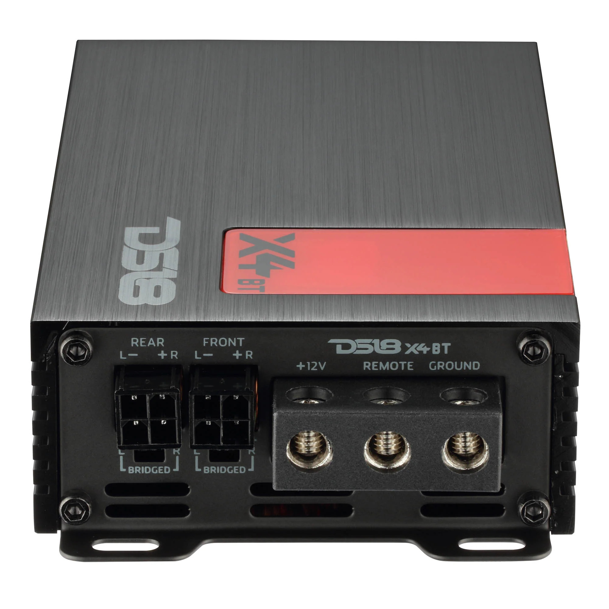 DS18 X 4-Channel Ultra Compact Full-Range Amplifier with Bluetooth Connectivity - 4 x 70 Watts Rms