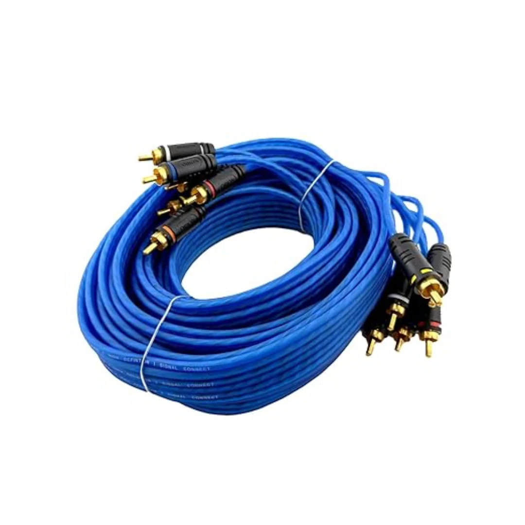 ORION Wired Series 17 FT Blue CCA 6-Channel RCA Cable