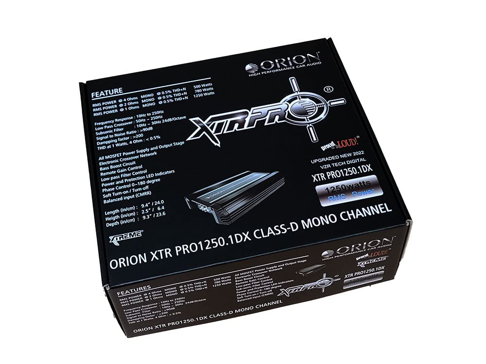 ORION XTR PRO 1250 WATTS RMS MONO BLOCK AMPLIFIER