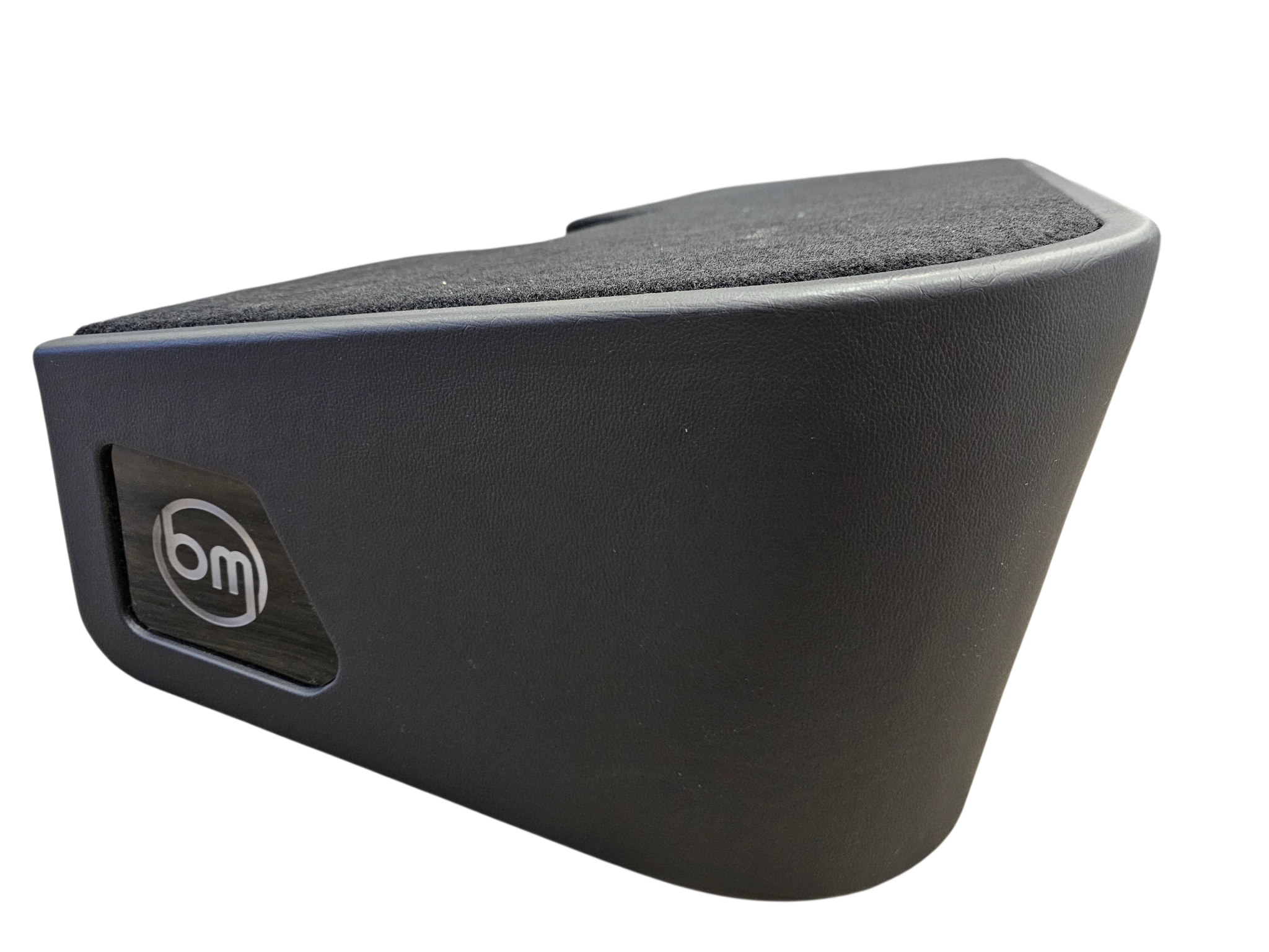 BASS-MAXX LEVEL 4 PRO SERIES GMC / CHEVROLET TRUCK 2019-2024 UP CREW CAB - ROUNDED CORNERS, VINYL WRAPPED WITH DURABLE CARPET TOP AND BOTTOM, ACRYLIC HINTERS, CHASING LED LIGHTING BUILT IN - VENTED - BLACK VINYL (SILVERADO)