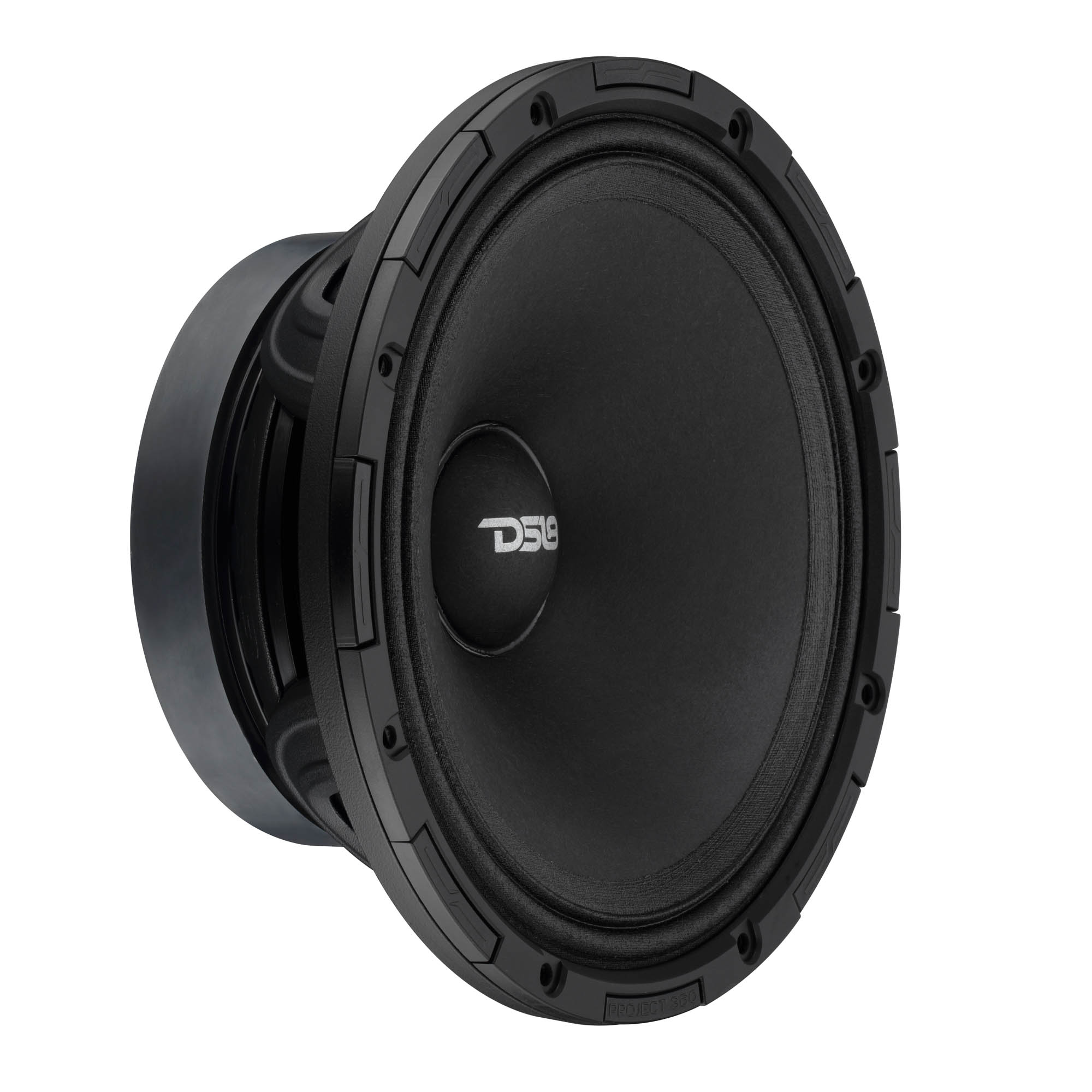 DS18 COMPETITION GRADE PRO 8" MID-HIGH LOUDSPEAKER WITH PATENT PENDING ROTATING RECONE DESIGN - 300W RMS - 600W MAX - 4 OHM
