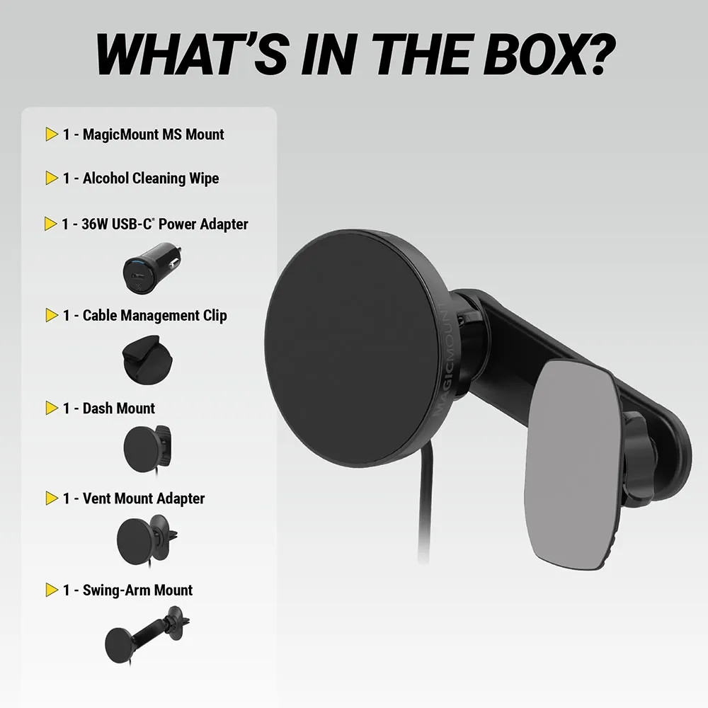 SCOSCHE MAGICMOUNT CHARGE PRO 5-IN-1