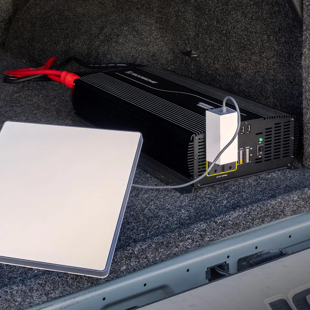 SCOSCHE 5000W 10K Modified Sine Wave Inverter with 4 AC Outlets and 2 USB-A Ports