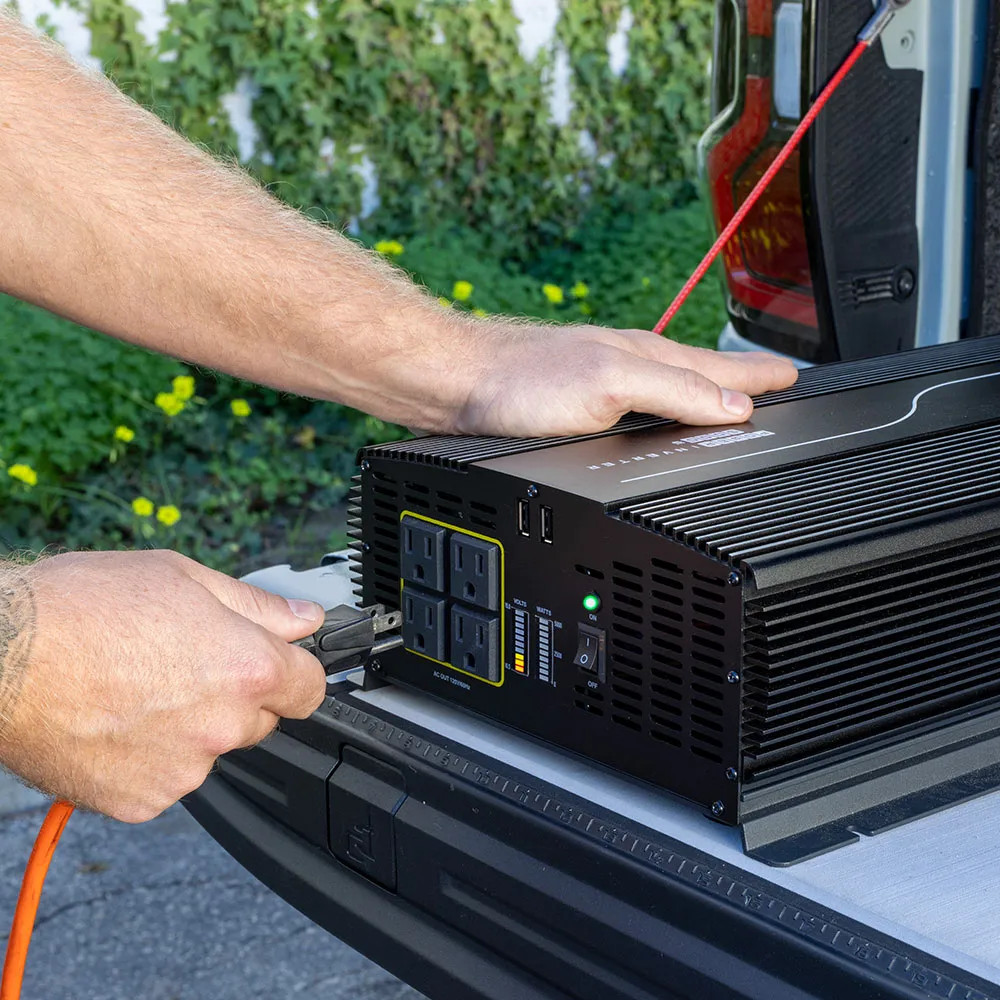 SCOSCHE 5000W 10K Modified Sine Wave Inverter with 4 AC Outlets and 2 USB-A Ports