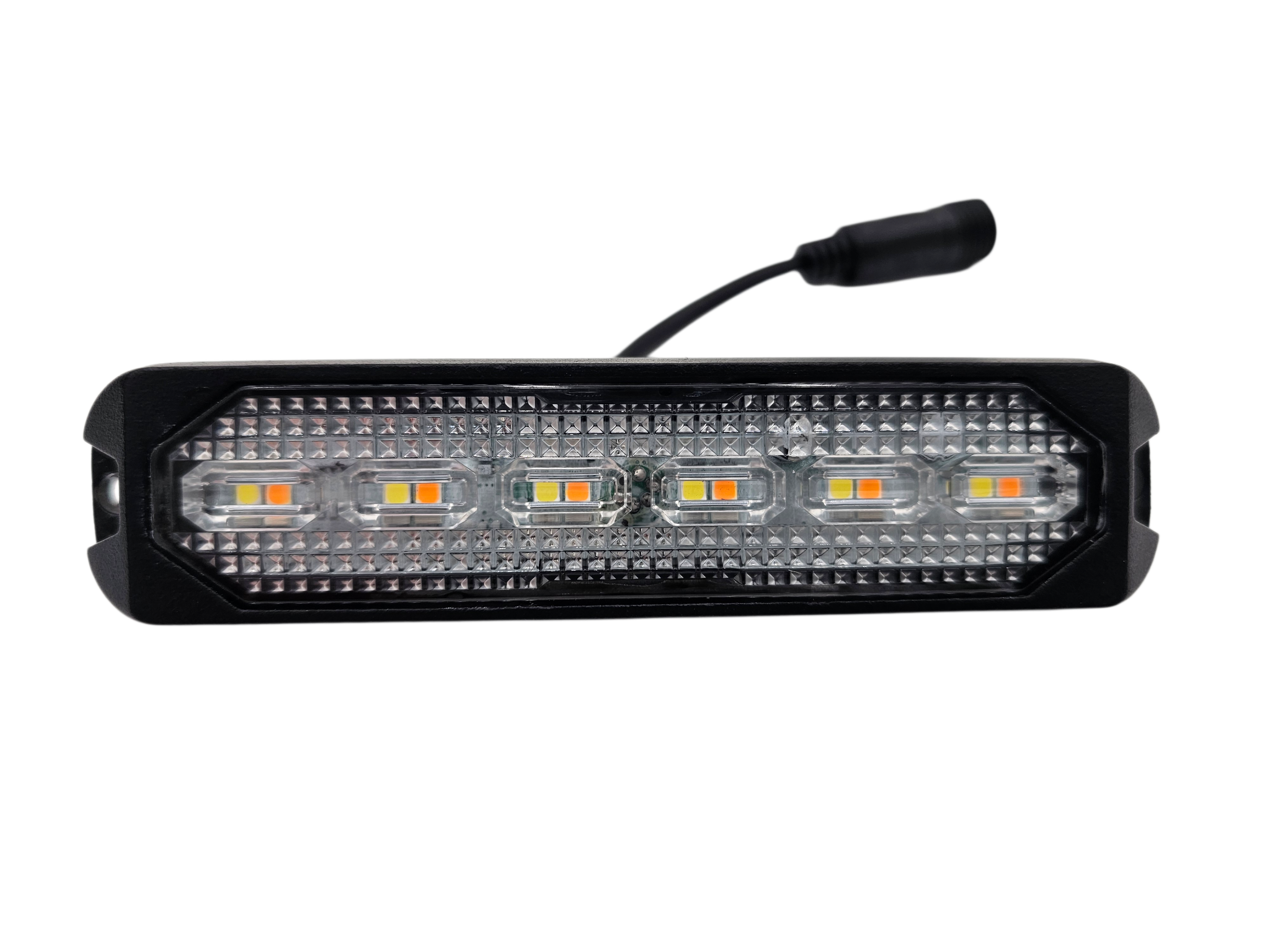 VYPR LED HIGH OUTPUT LED STROBE KIT - FOUR 6" WHITE / AMBER LED STROBE LIGHTS WITH HARNESS AND CONTROLLER