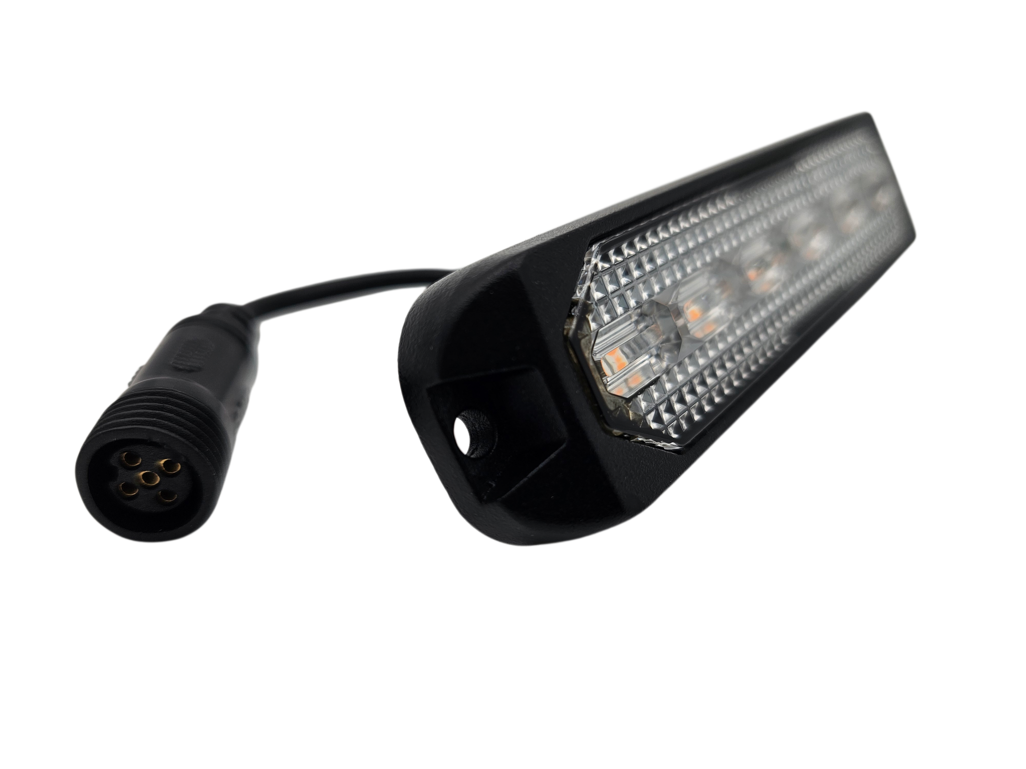 VYPR LED HIGH OUTPUT LED STROBE KIT - EIGHT 6" AMBER LED STROBE LIGHTS WITH HARNESS AND CONTROLLER