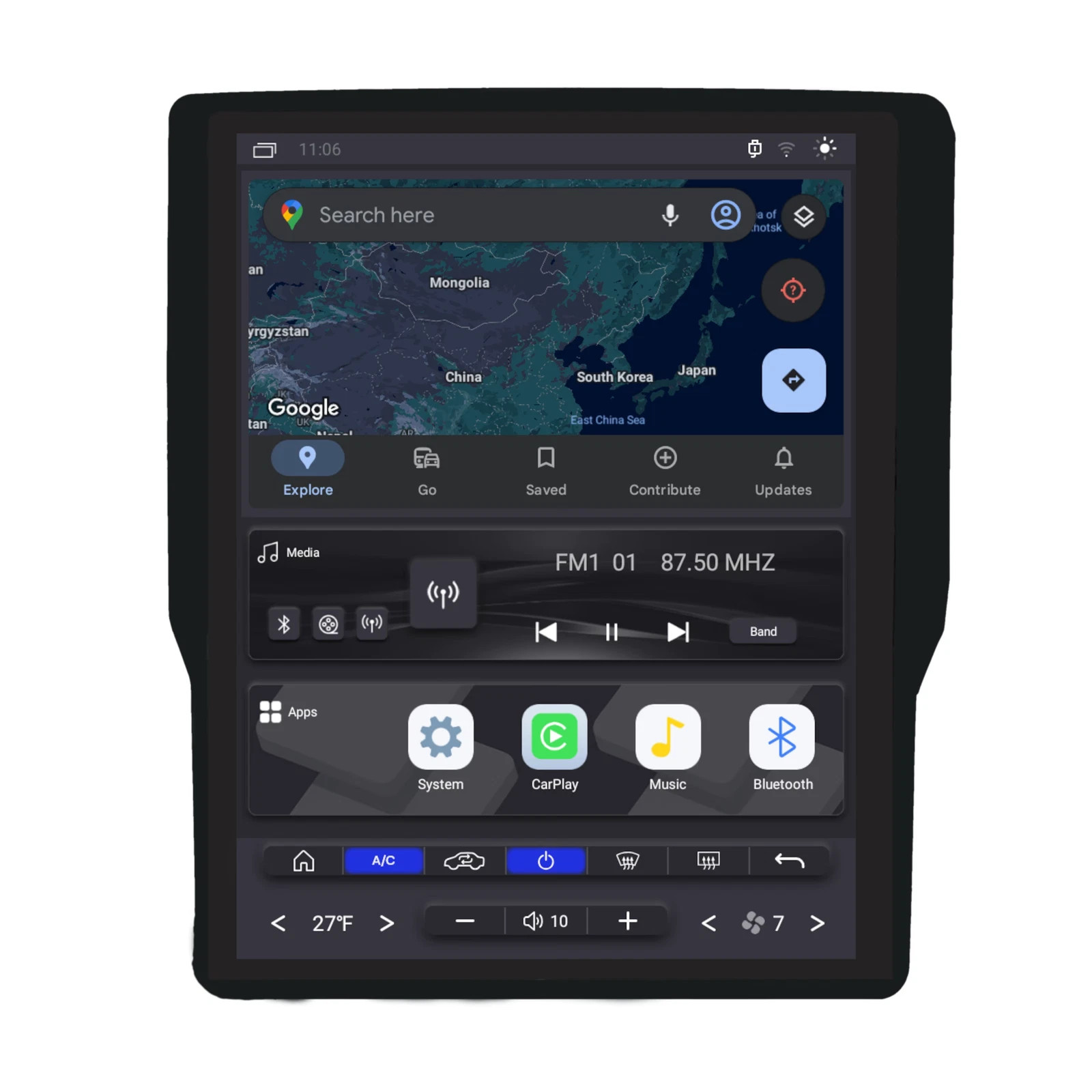 LINKSWELL LITE SERIES T-STYLE 12.1" HD TOUCHSCREEN RECEIVER FOR 2014-2018 & 2019 CLASSIC RAM TRUCKS