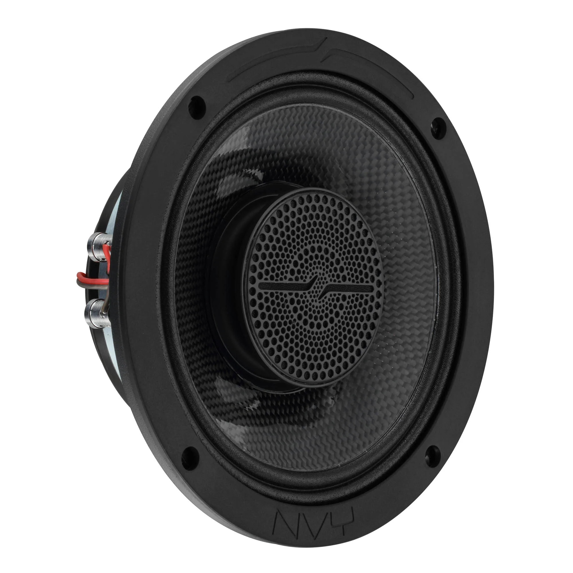 NVY AUDIO 6.5" Slim Hybrid Loudspeakers with Compression Driver, Carbon Fiber Cone and Neodymium Magnet | 250W RMS 4-Ohm