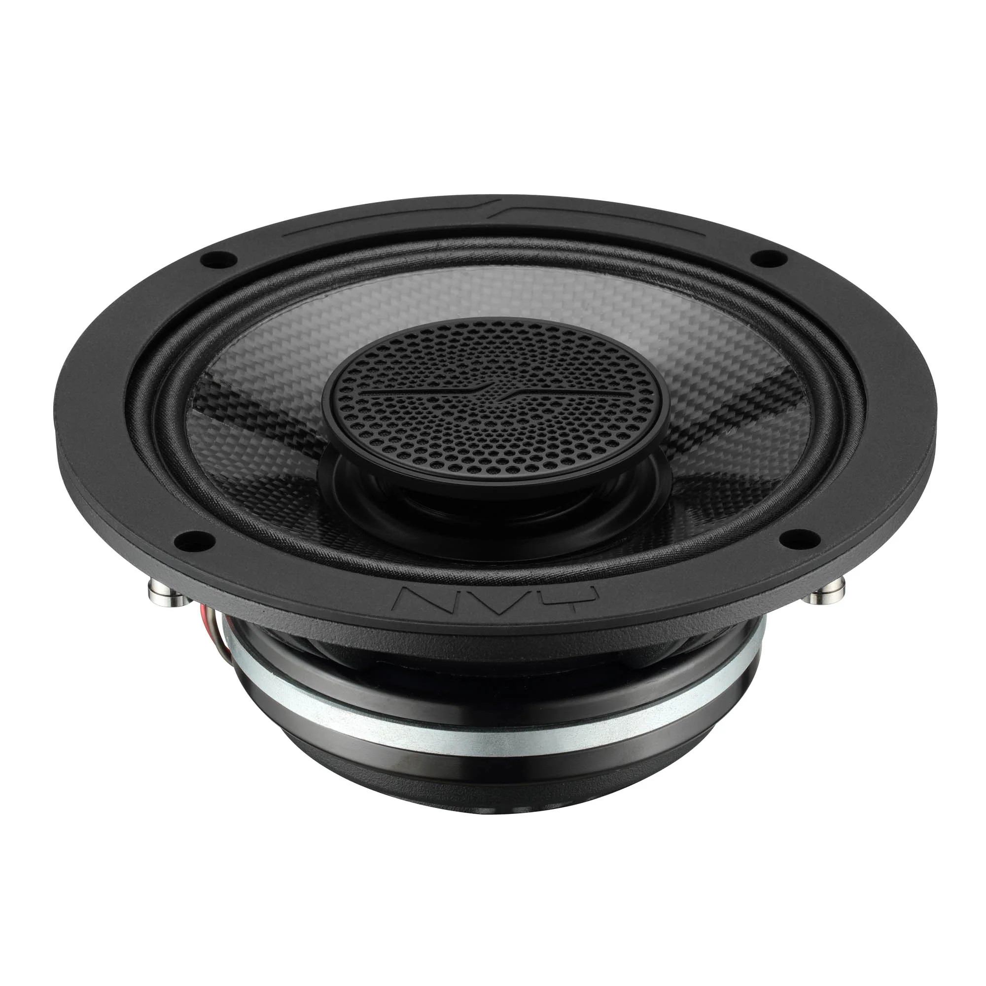 NVY AUDIO 6.5" Slim Hybrid Loudspeakers with Compression Driver, Carbon Fiber Cone and Neodymium Magnet | 250W RMS 4-Ohm